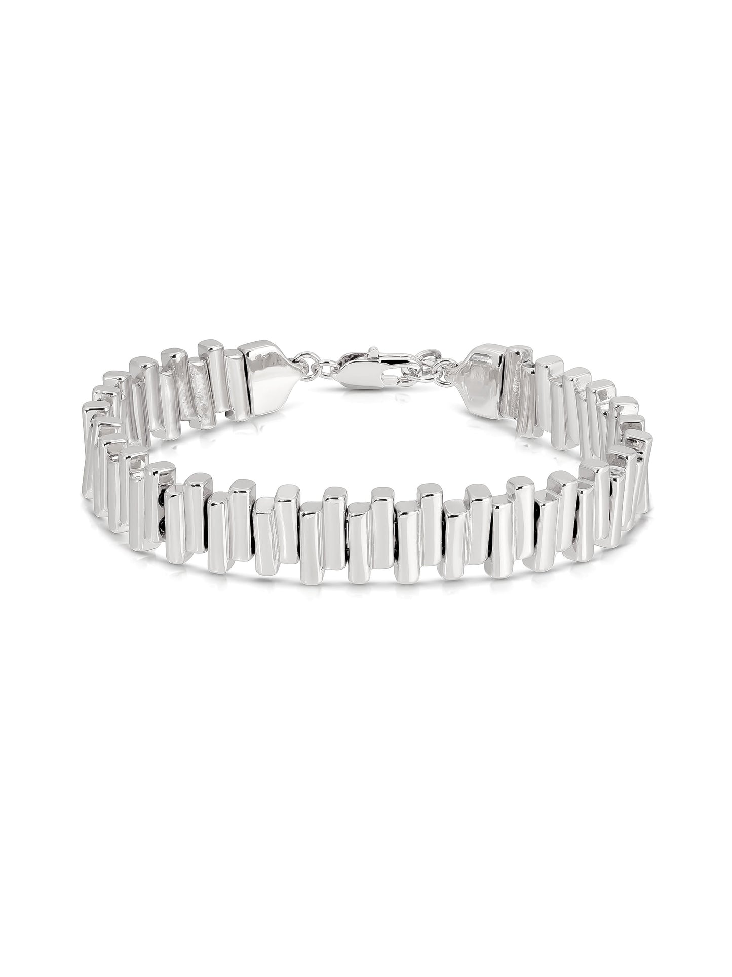 Everyday Link Bracelet Silver Plated