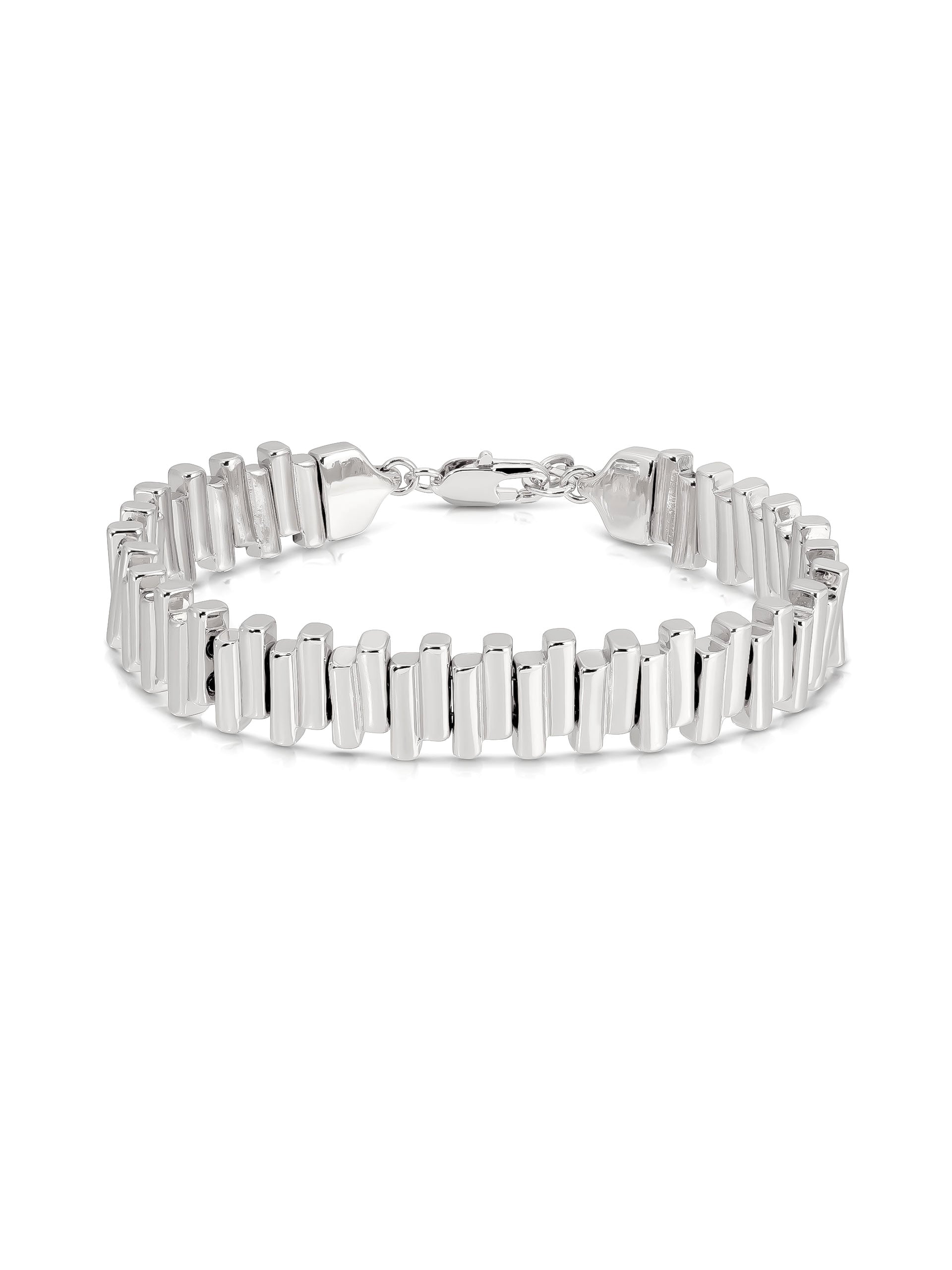 Everyday Link Bracelet Silver Plated