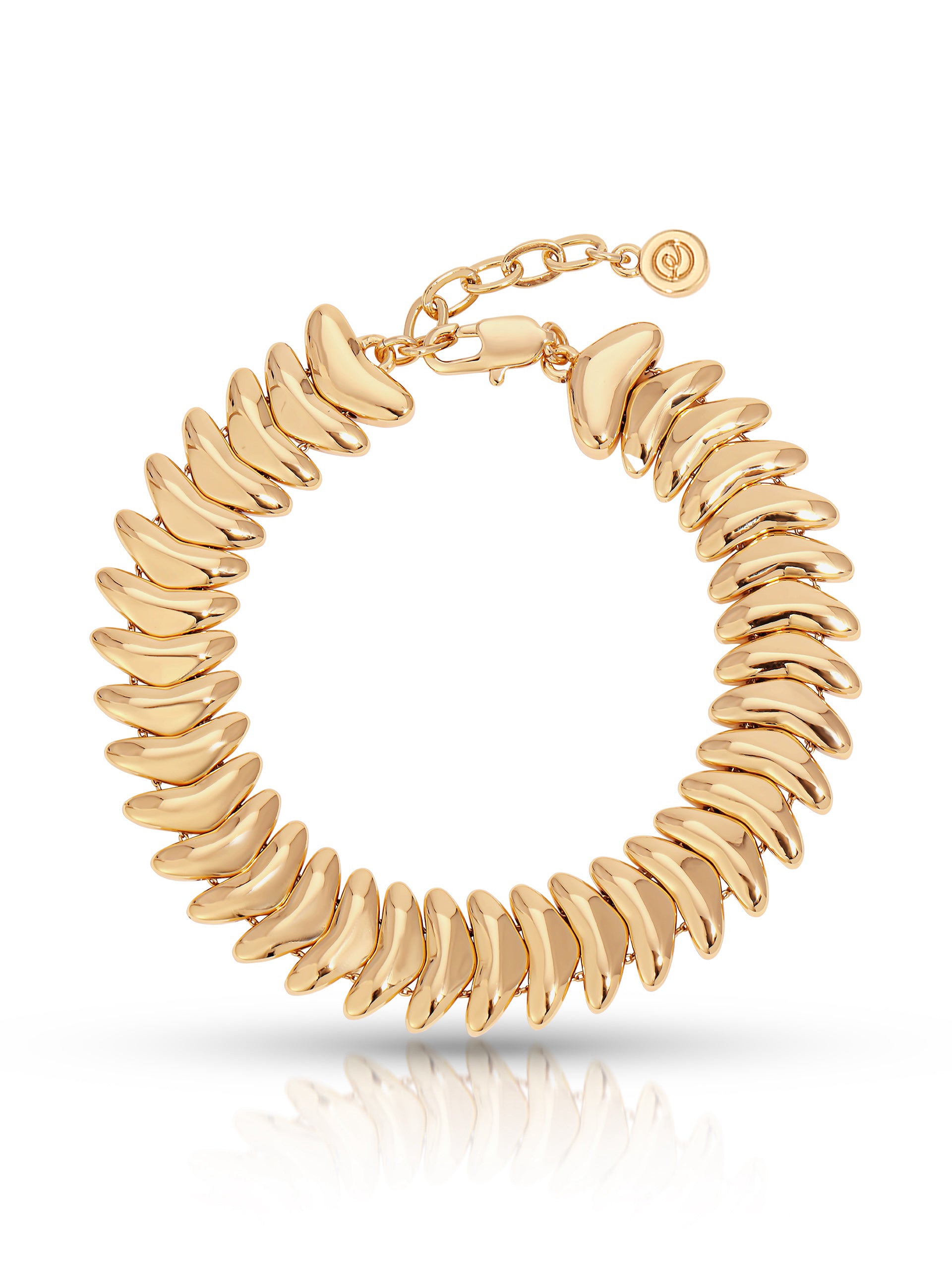 Metal Moderna Bracelet 18k Gold Plated