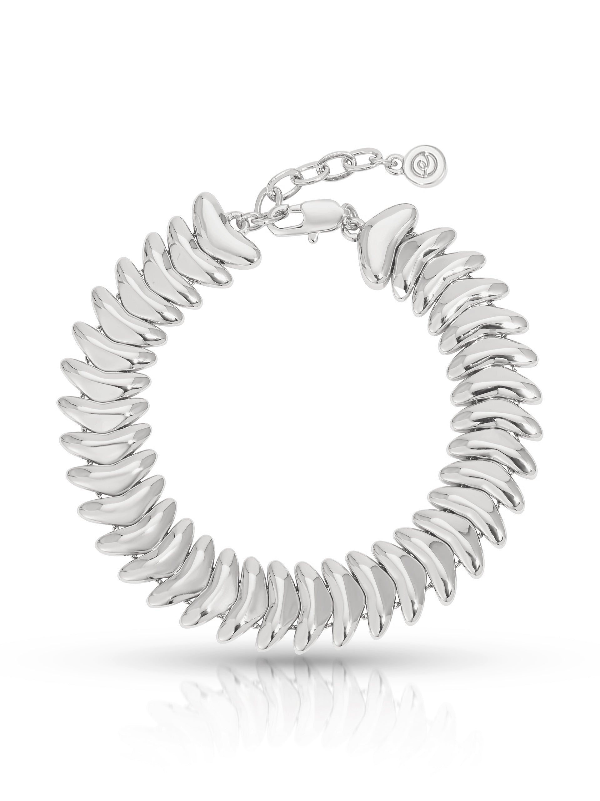Metal Moderna Bracelet Silver Plated