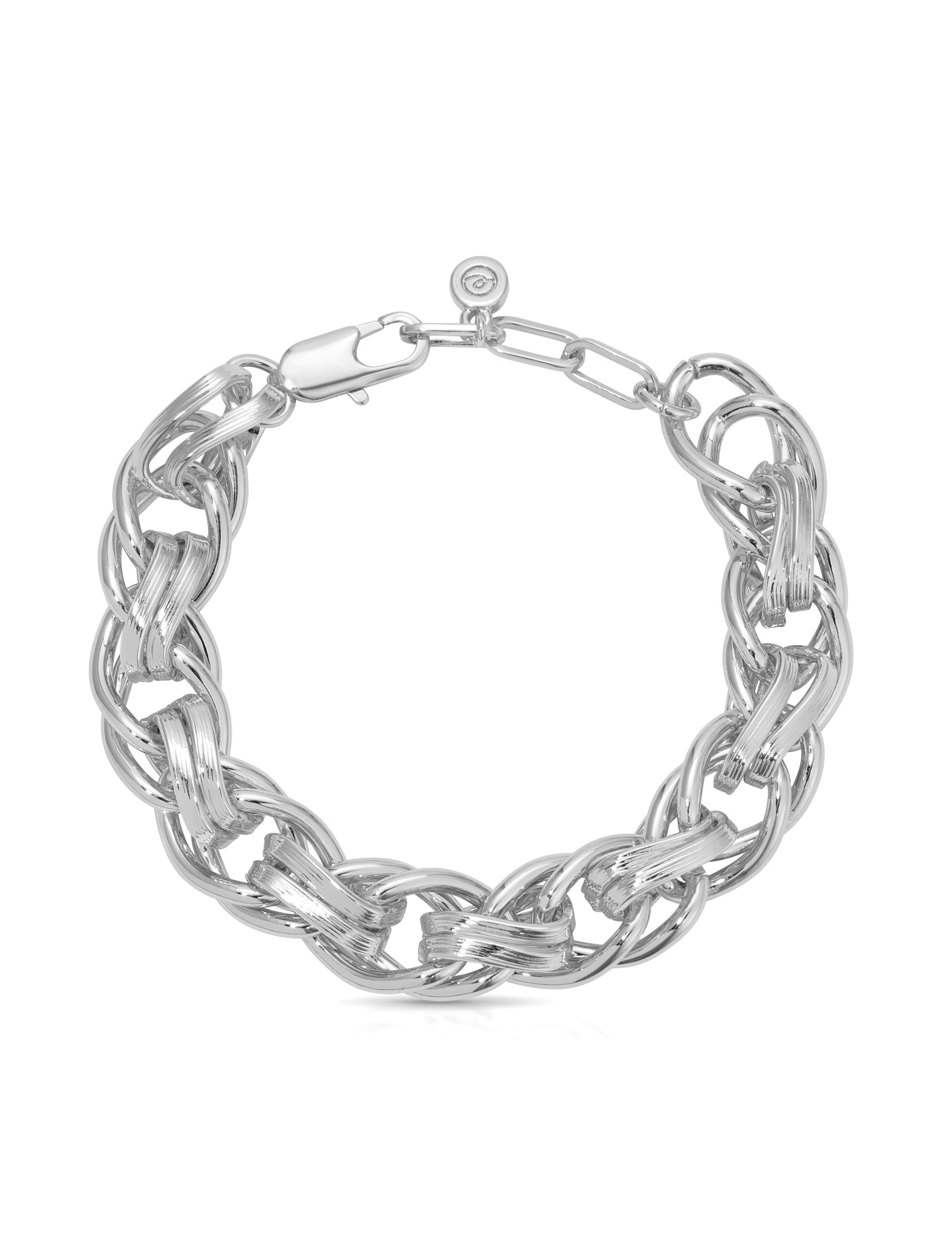 Luminous Links Bracelet Silver Plated