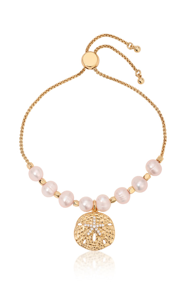 Sand Dollar Adjustable Bracelet