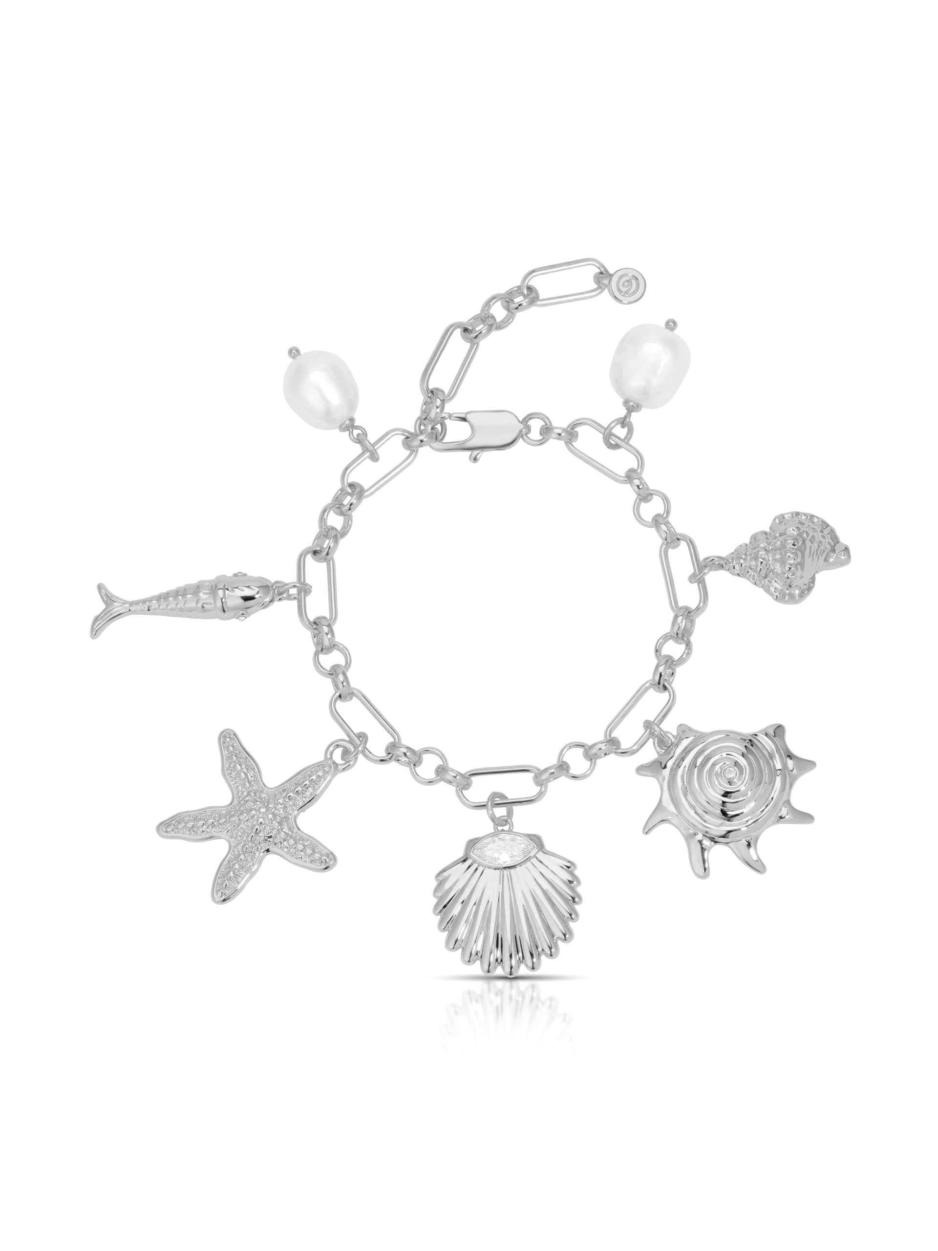 Oceanic Dreams Charm Bracelet Silver Plated