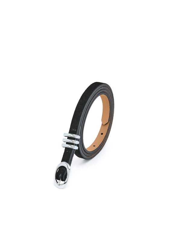 Skinny Belt in Black Second