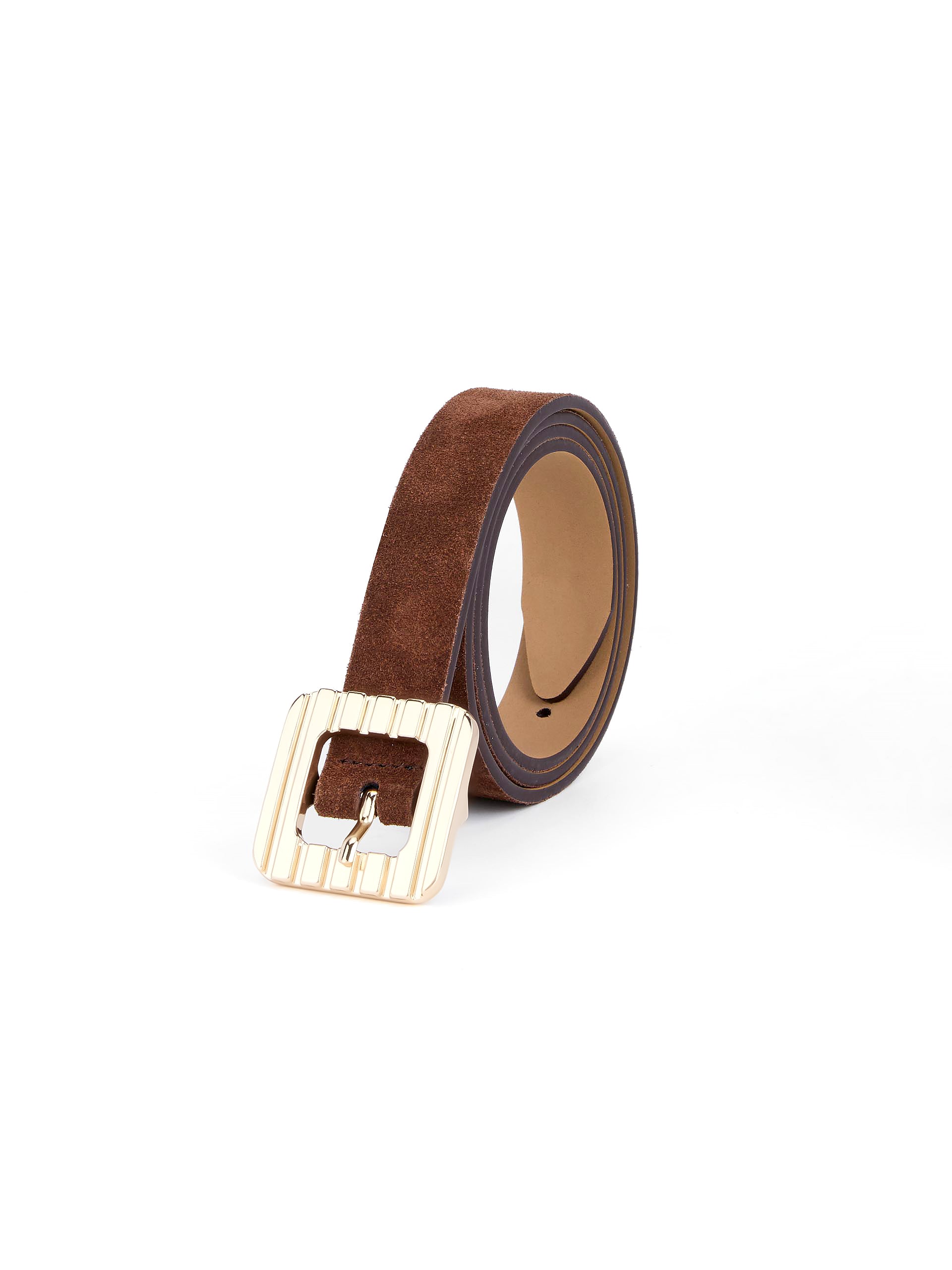 Timeless Texture Belt in Warm Truffle close