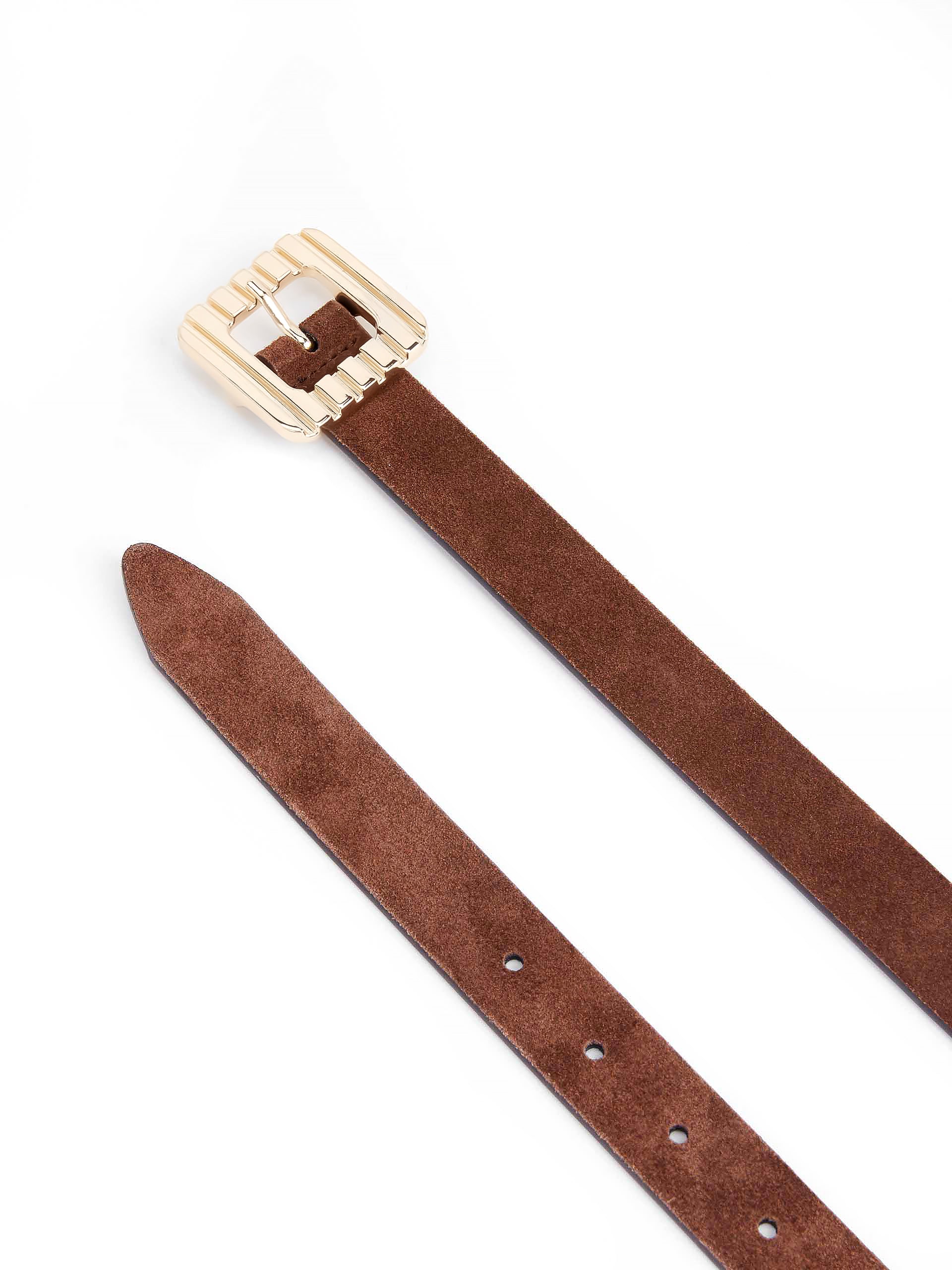 Timeless Texture Belt in Warm Truffle side