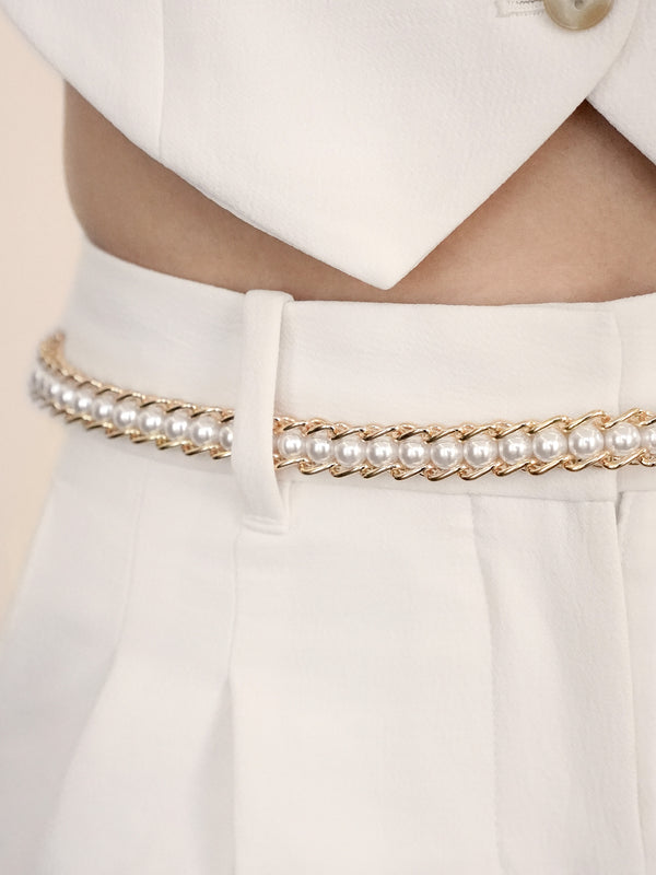 Pearl Row Waist Chain Second