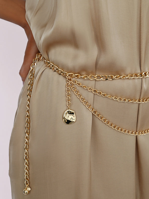 Modern Edge Layered Waist Chain Second