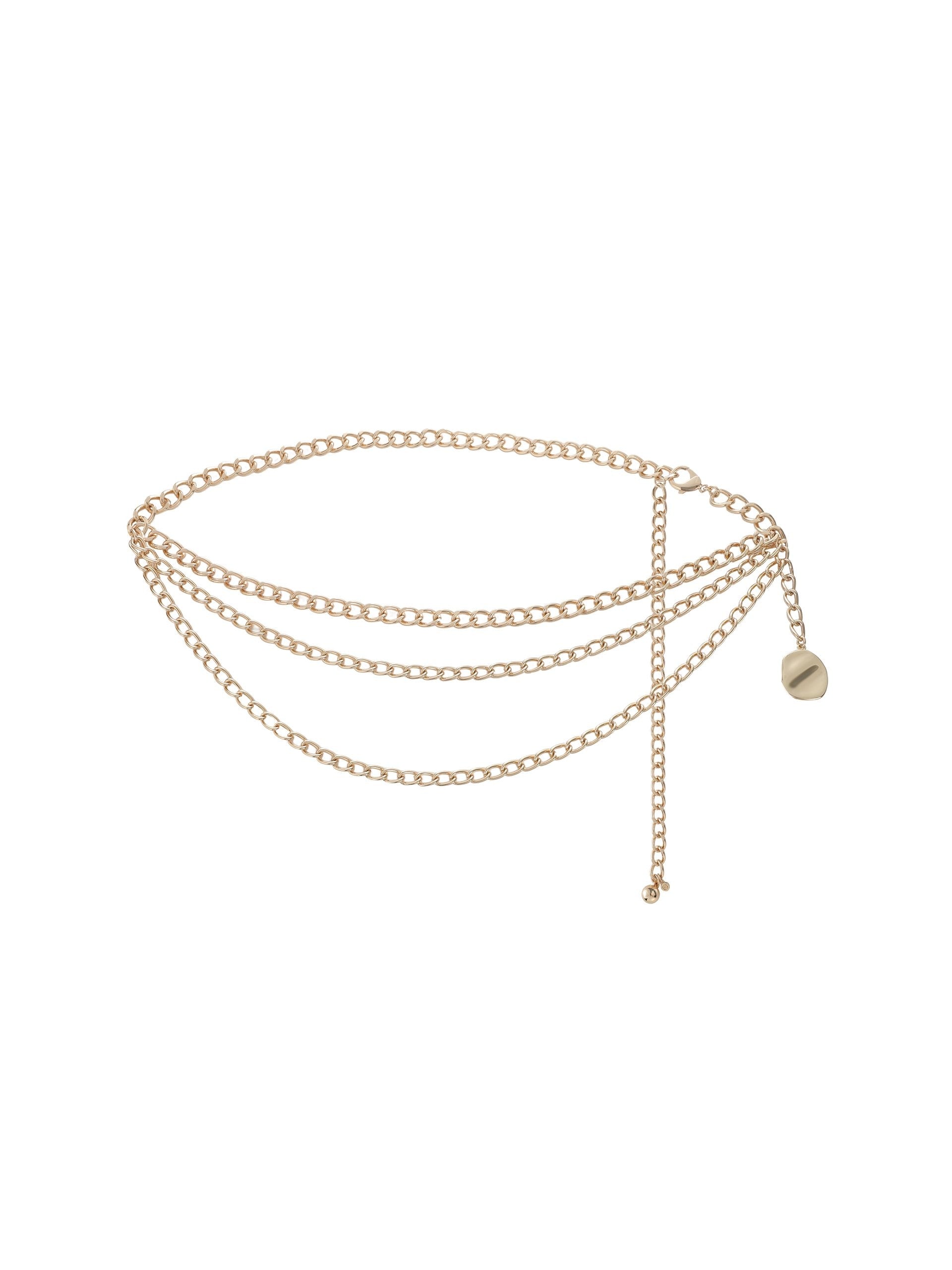 Modern Edge Layered Waist Chain