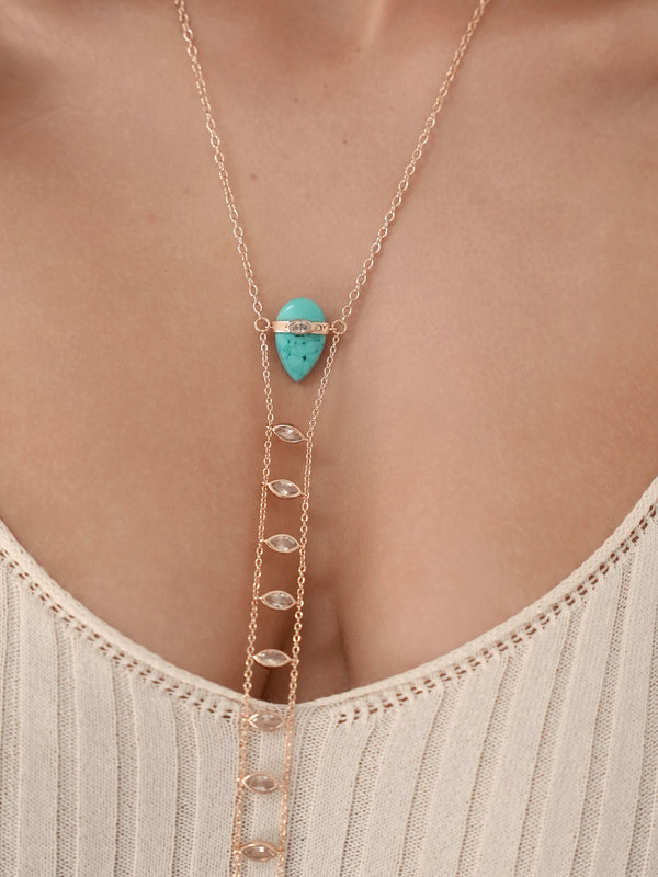 Turquoise Solstice Body Chain Second