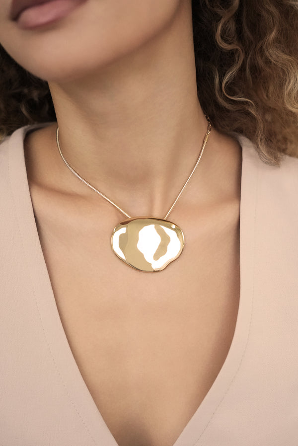 Molten Metal Pendant Necklace Second