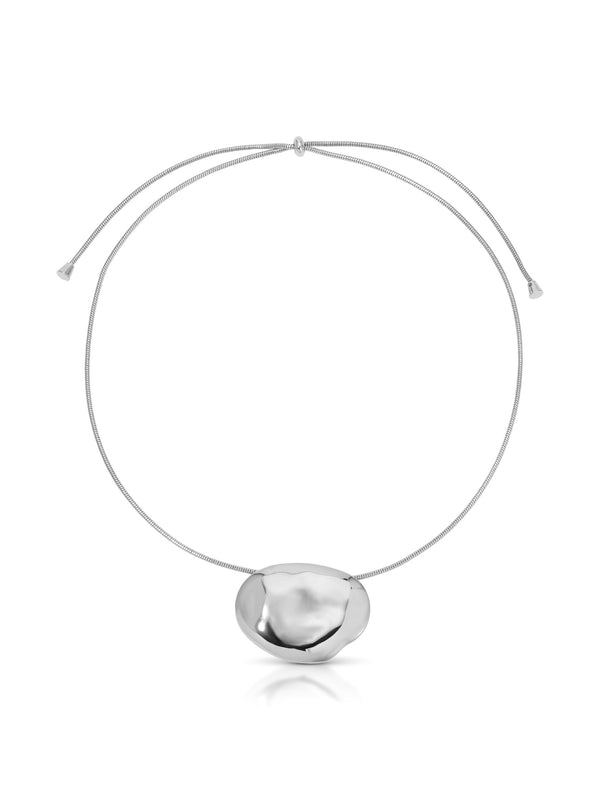 Molten Metal Pendant Necklace