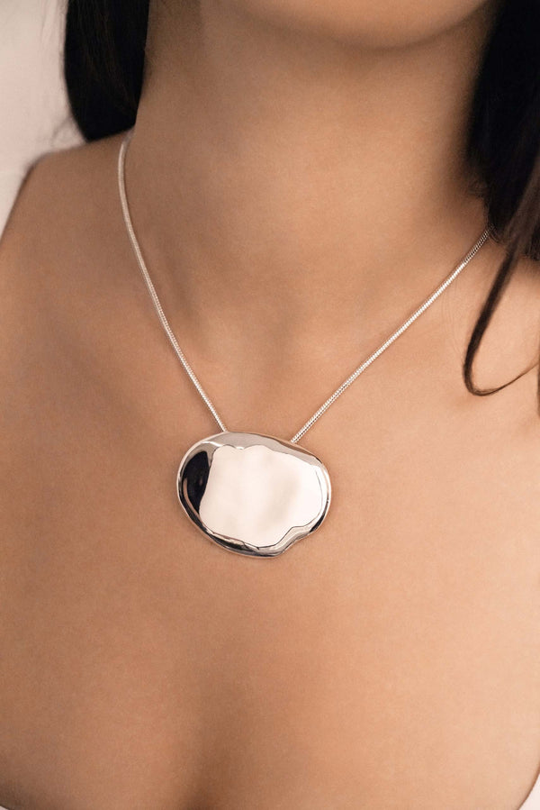 Molten Metal Pendant Necklace Second