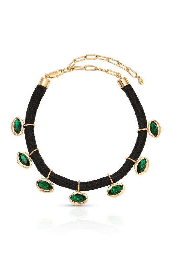 Midnight Luxe Crystal Choker