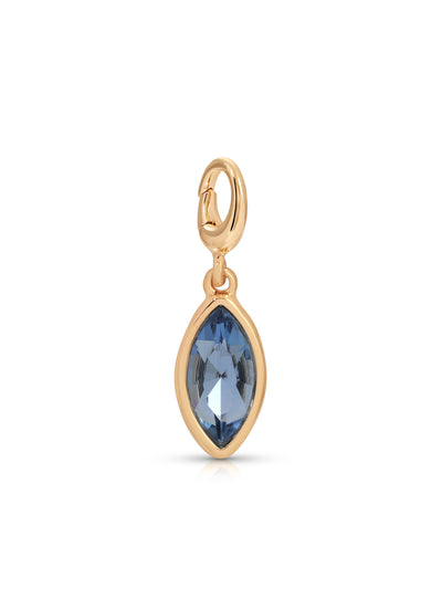 Sapphire Crystal Charm