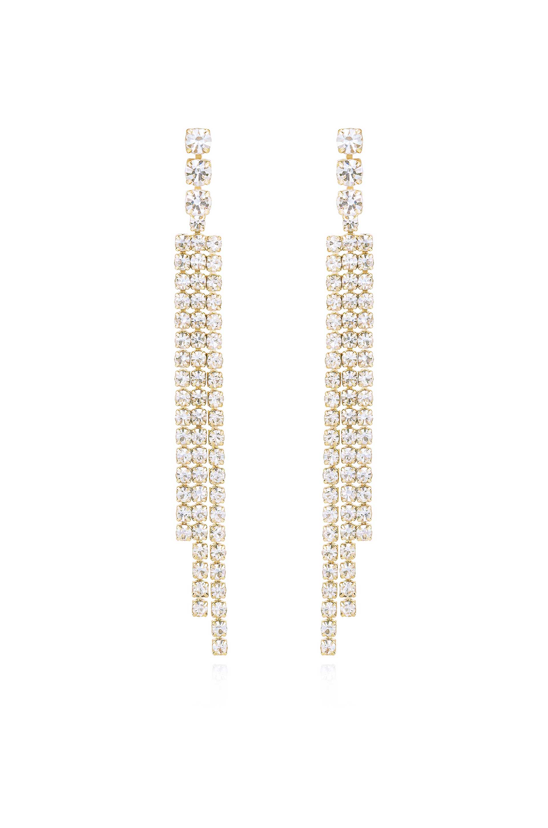 The Moment Crystal Dangle Earrings