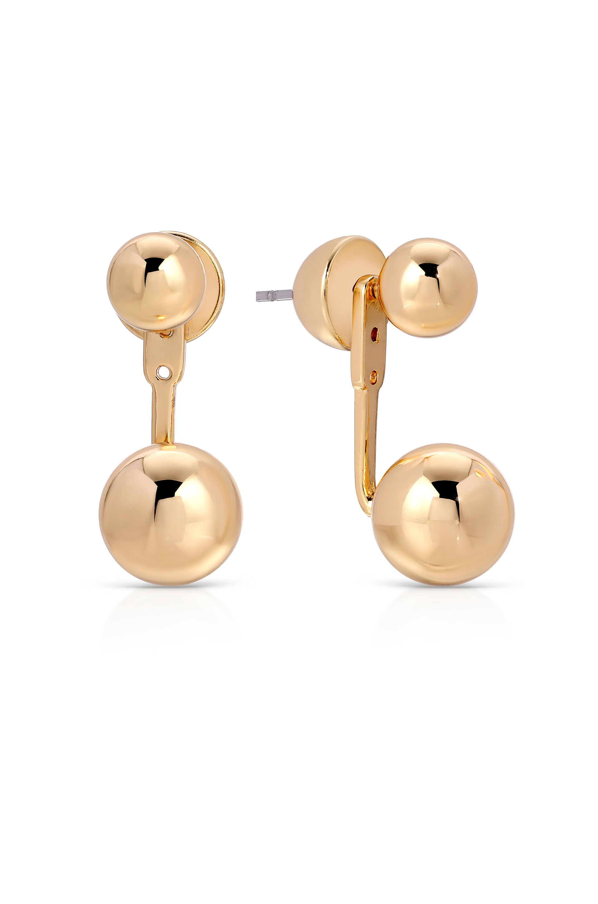 Bubble Ear Jackets 18k Gold Plated