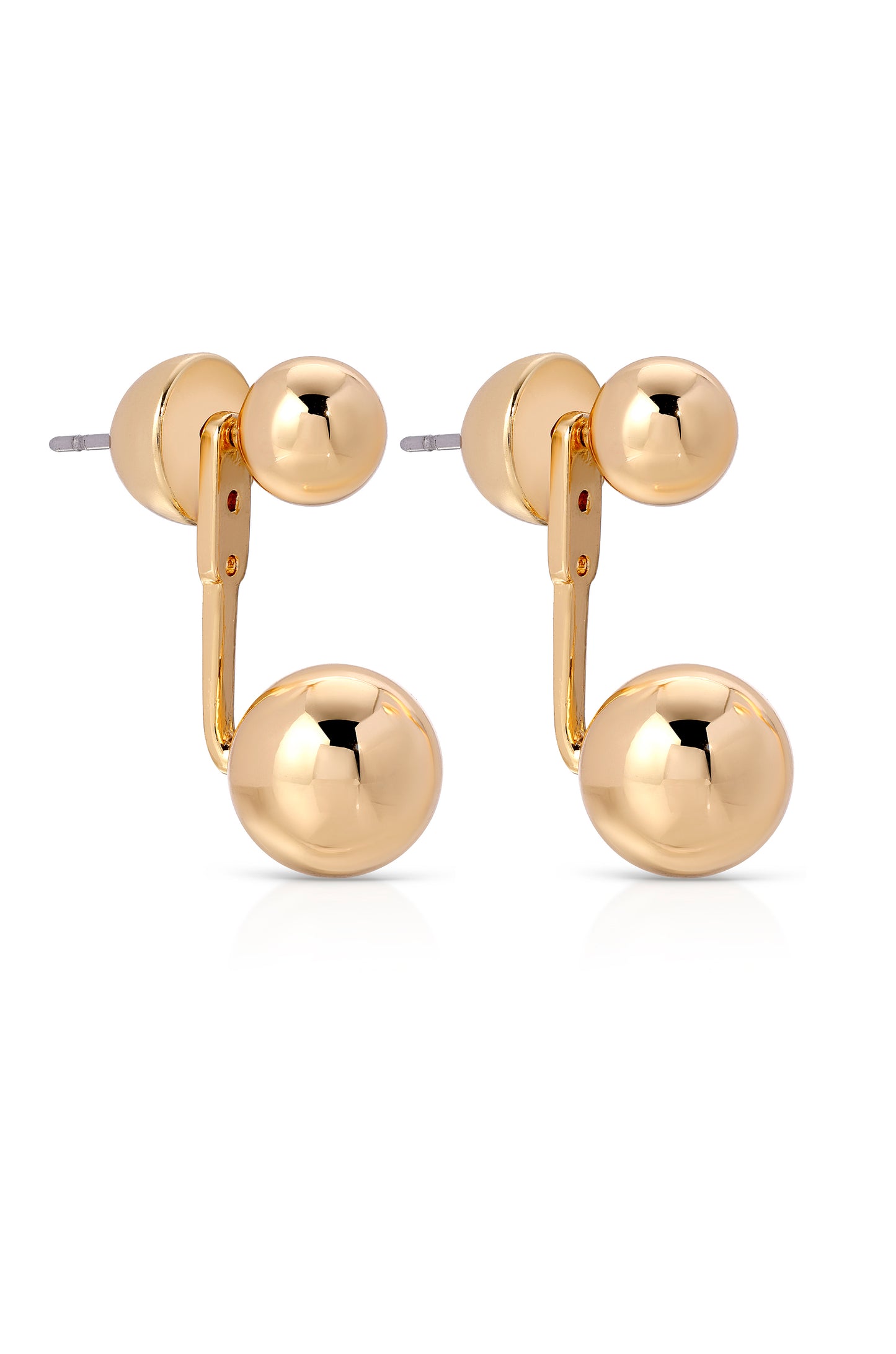 Bubble Ear Jackets 18k Gold Plated 3