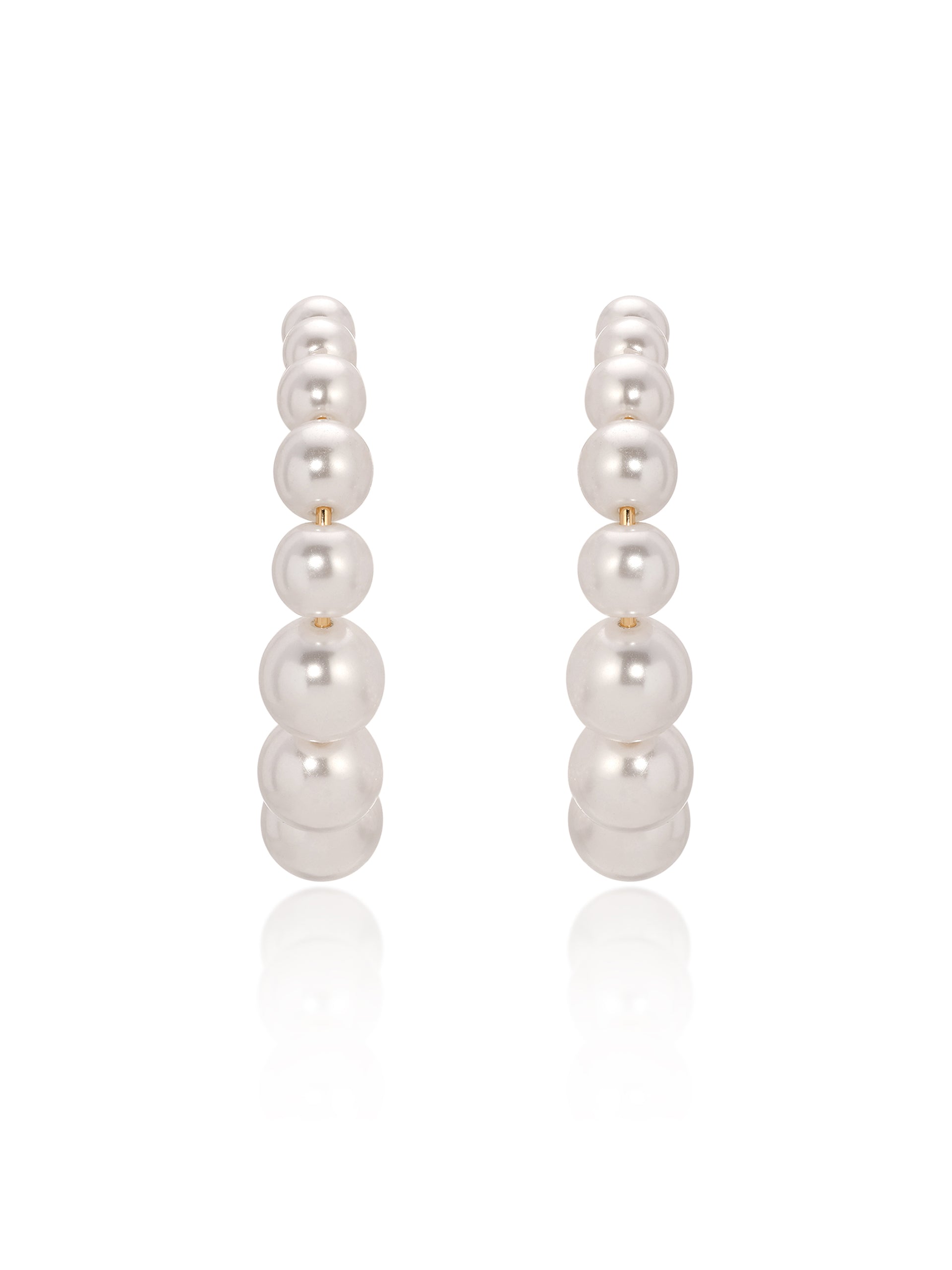 Pearl Bubble Hoops Pearl 2