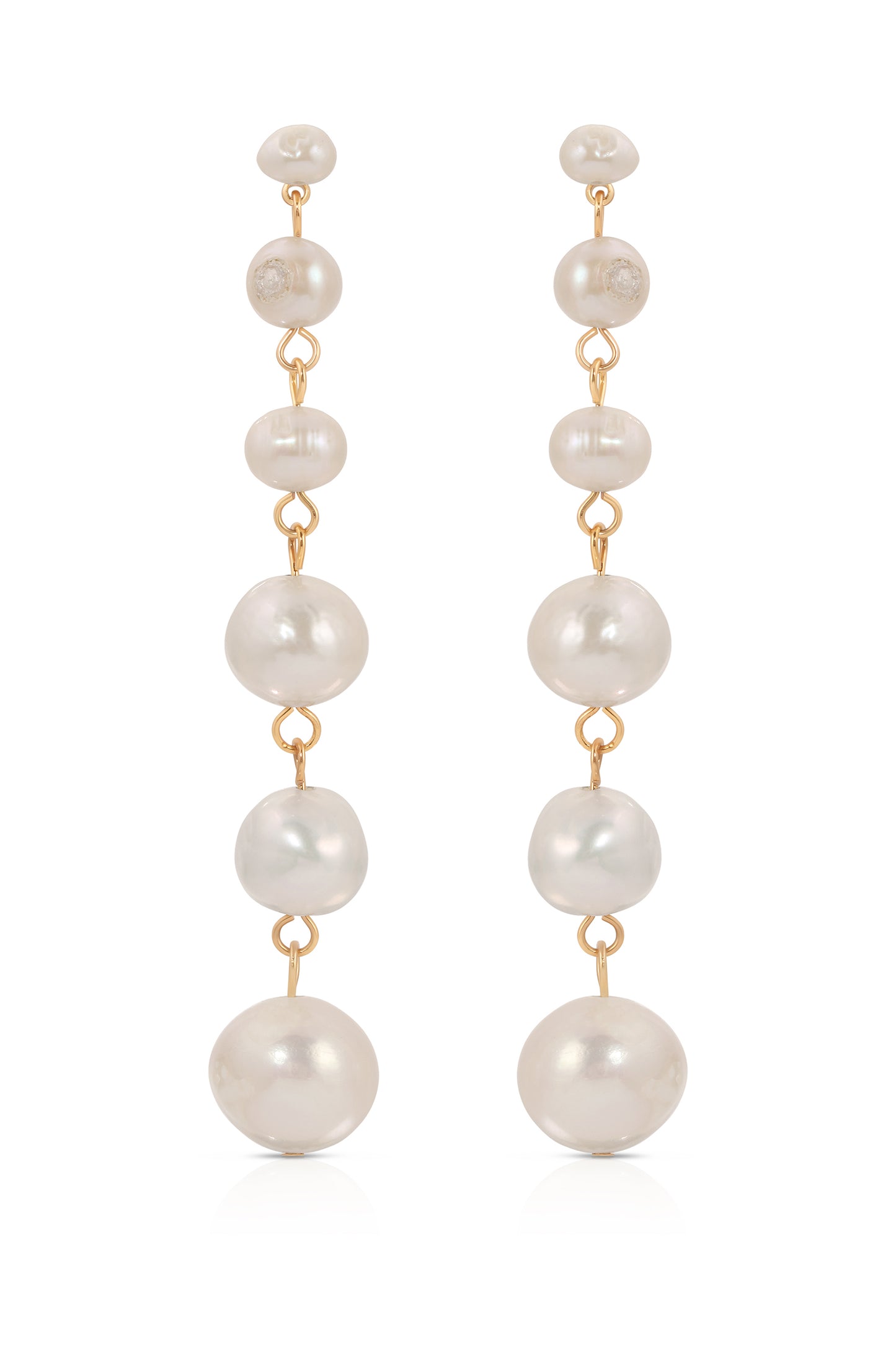 Graduating Freshwater Pearl Earrings Freshwater Pearl