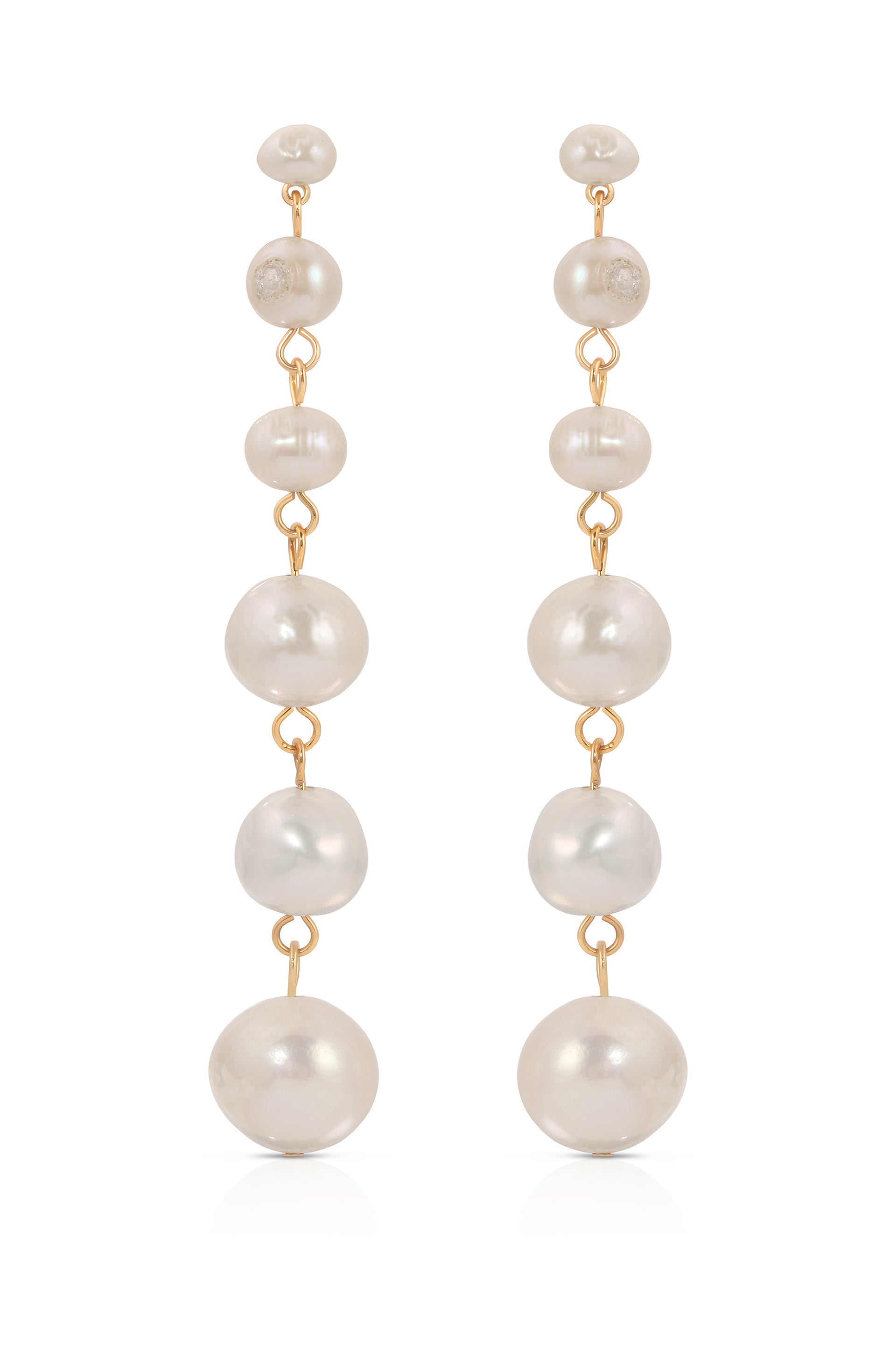 Graduating Freshwater Pearl Earrings Freshwater Pearl