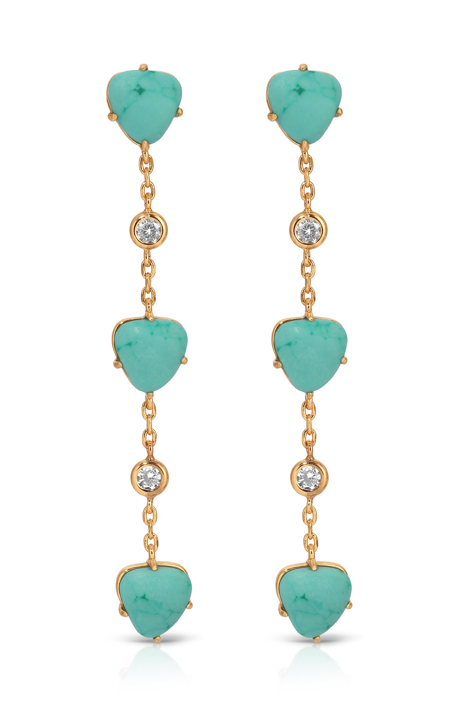 Turquoise Solstice Dangle Earrings