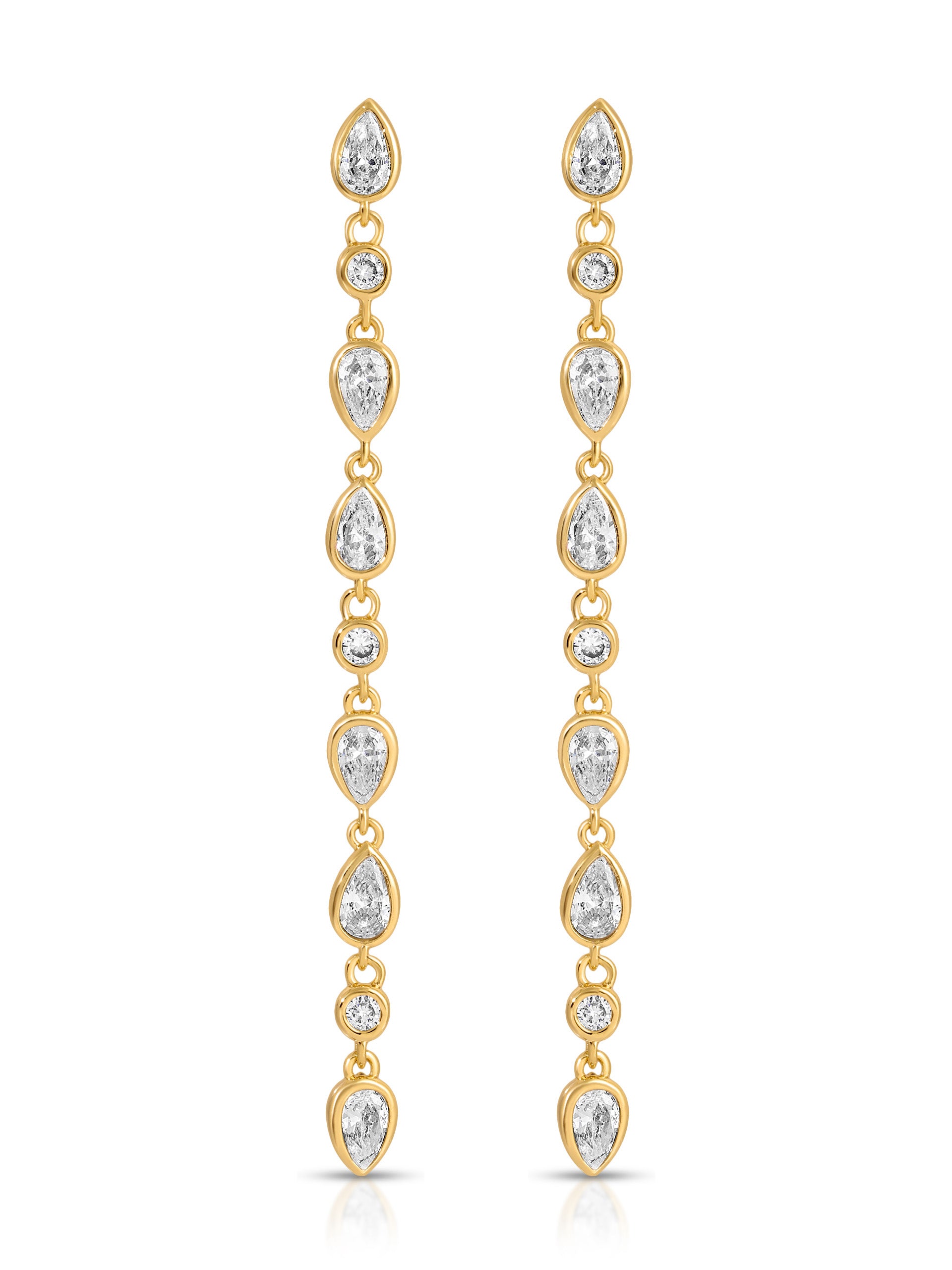 Crystal Rainfall Earrings