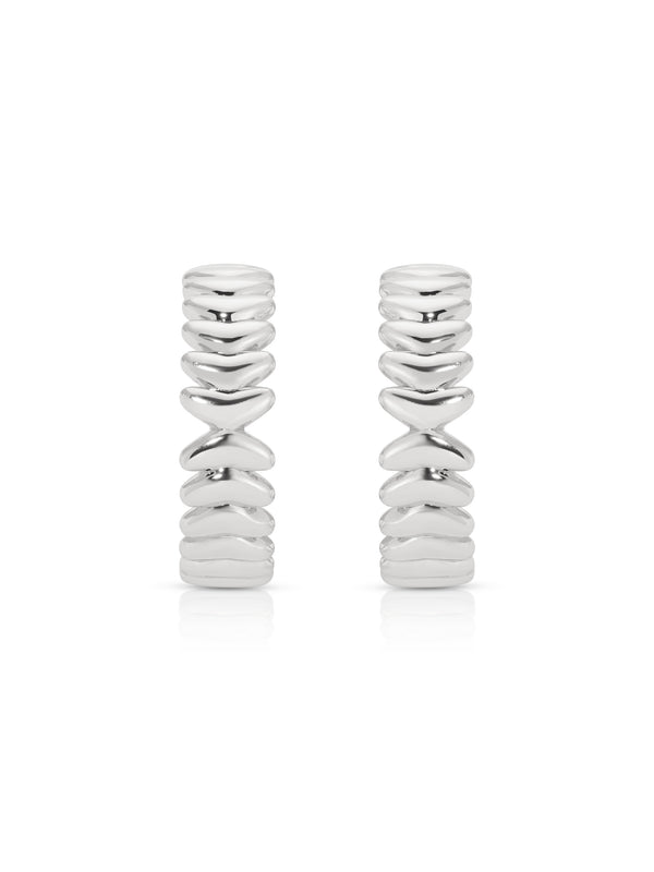 Medium Metal Moderna Hoops Second