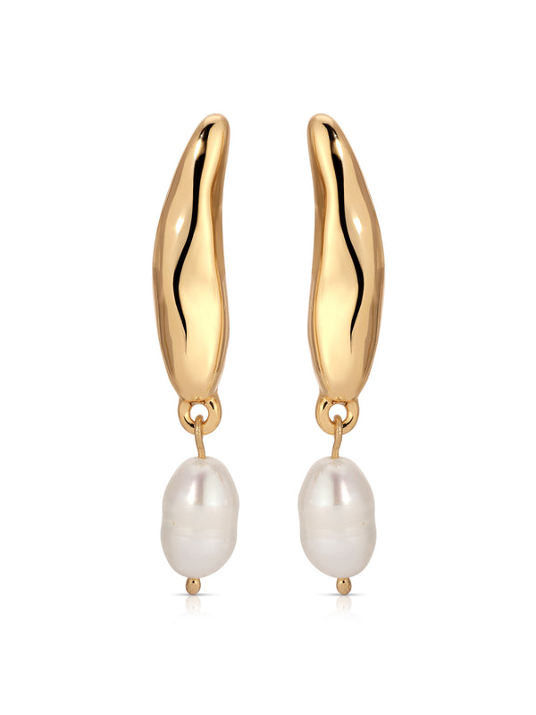 Liquid Luxe Pearl Earrings