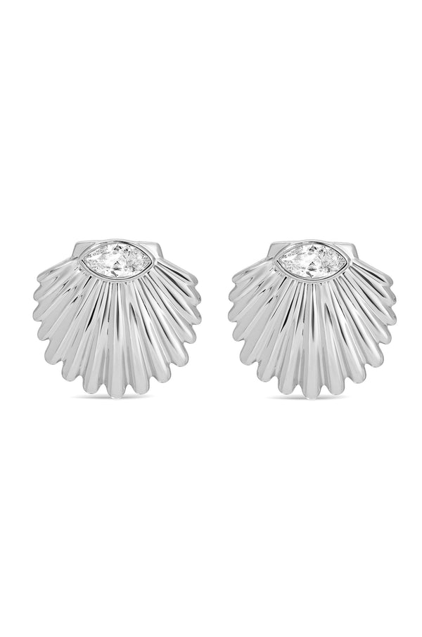 Santorini Shell Studs