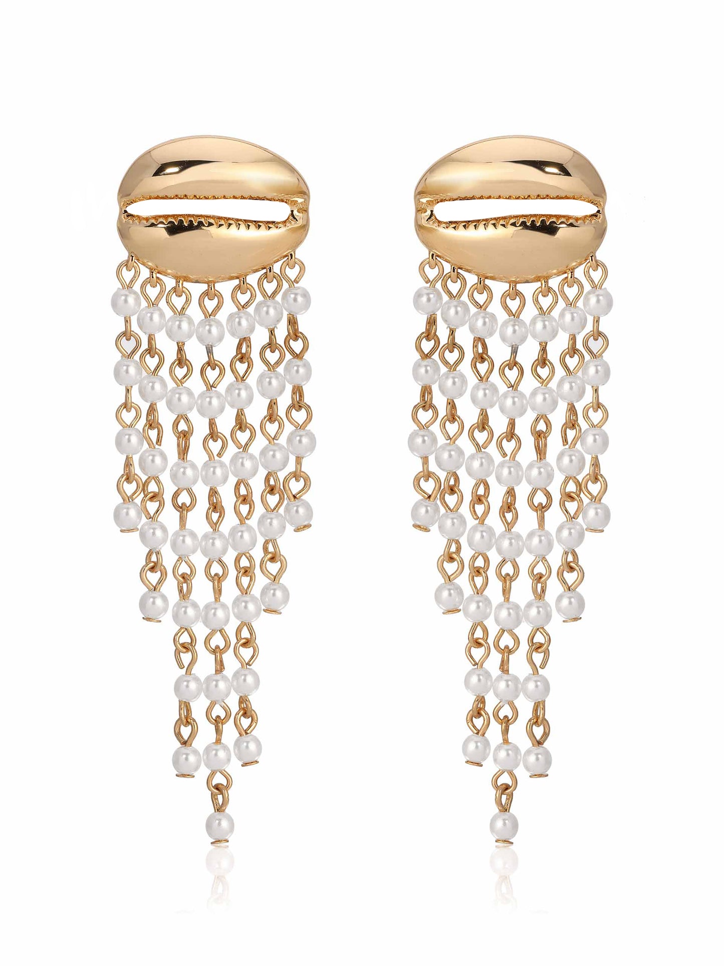 Mykonos Shell Dangle Earrings