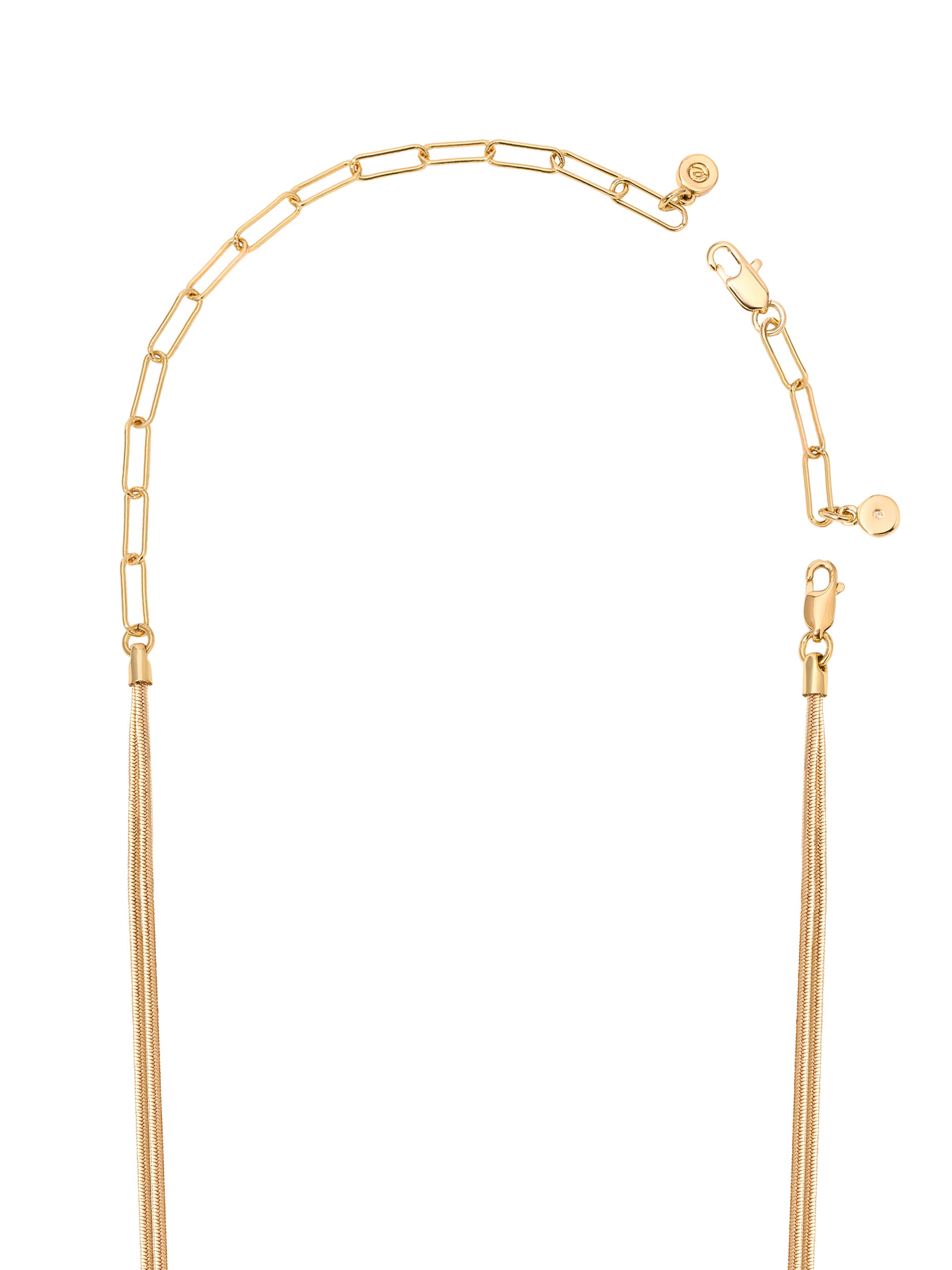 1 Inch Large Link Chain Extender 18k Gold Plated 2