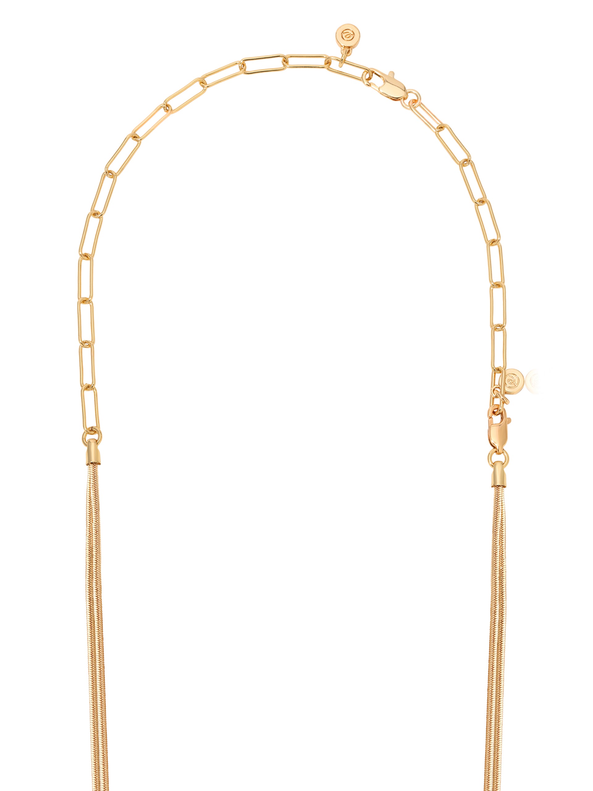 3 Inch Large Link Chain Extender 18k Gold Plated 3