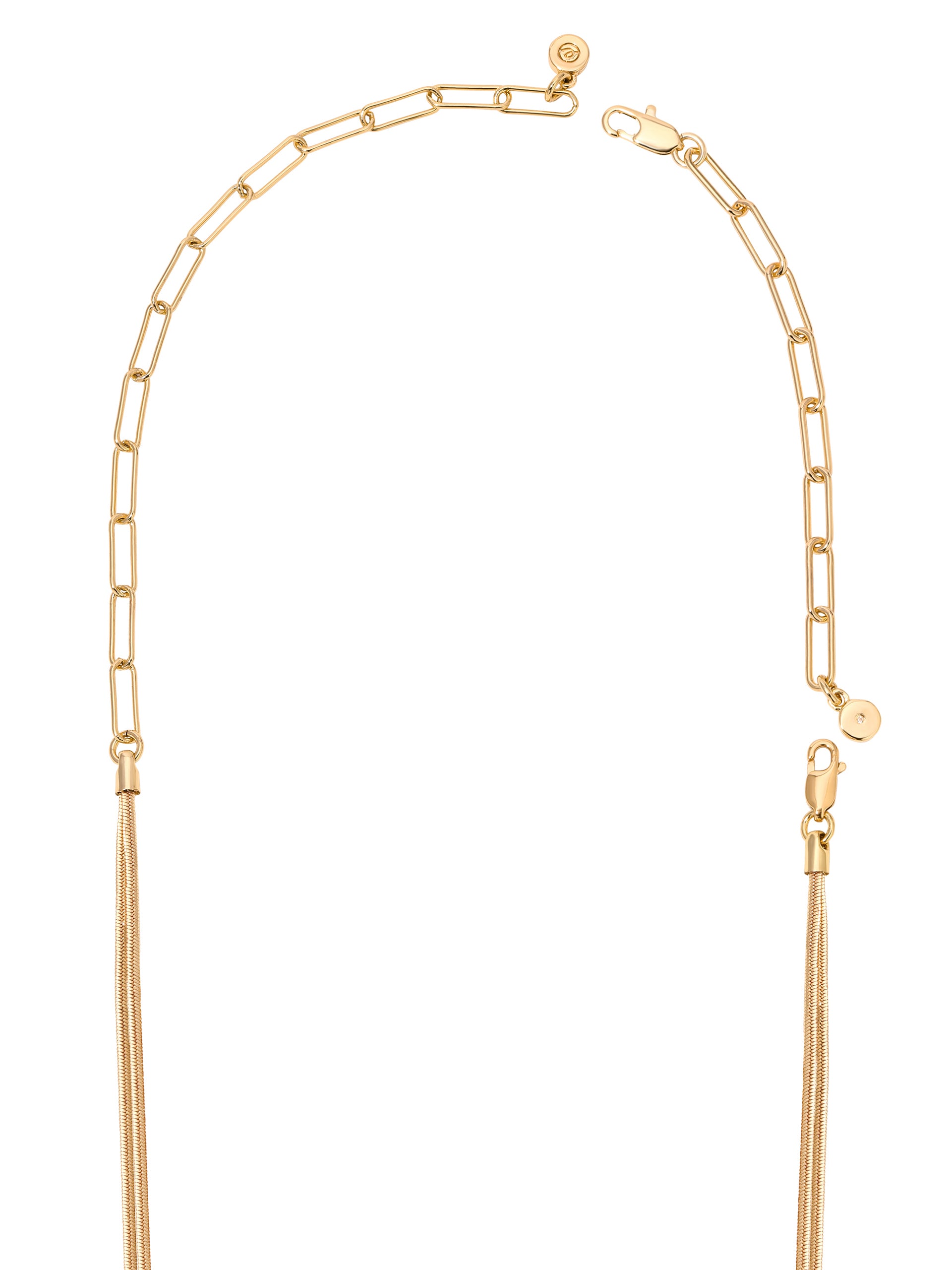 3 Inch Large Link Chain Extender 18k Gold Plated 2