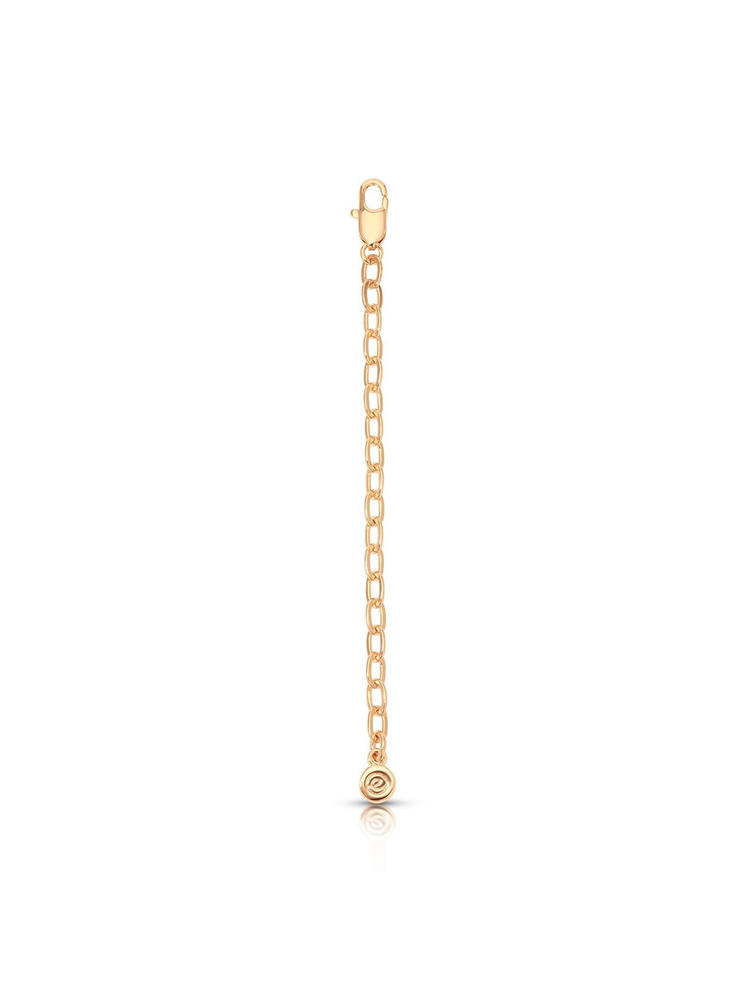 3 Inch Small Link Chain Extender 18k Gold Plated