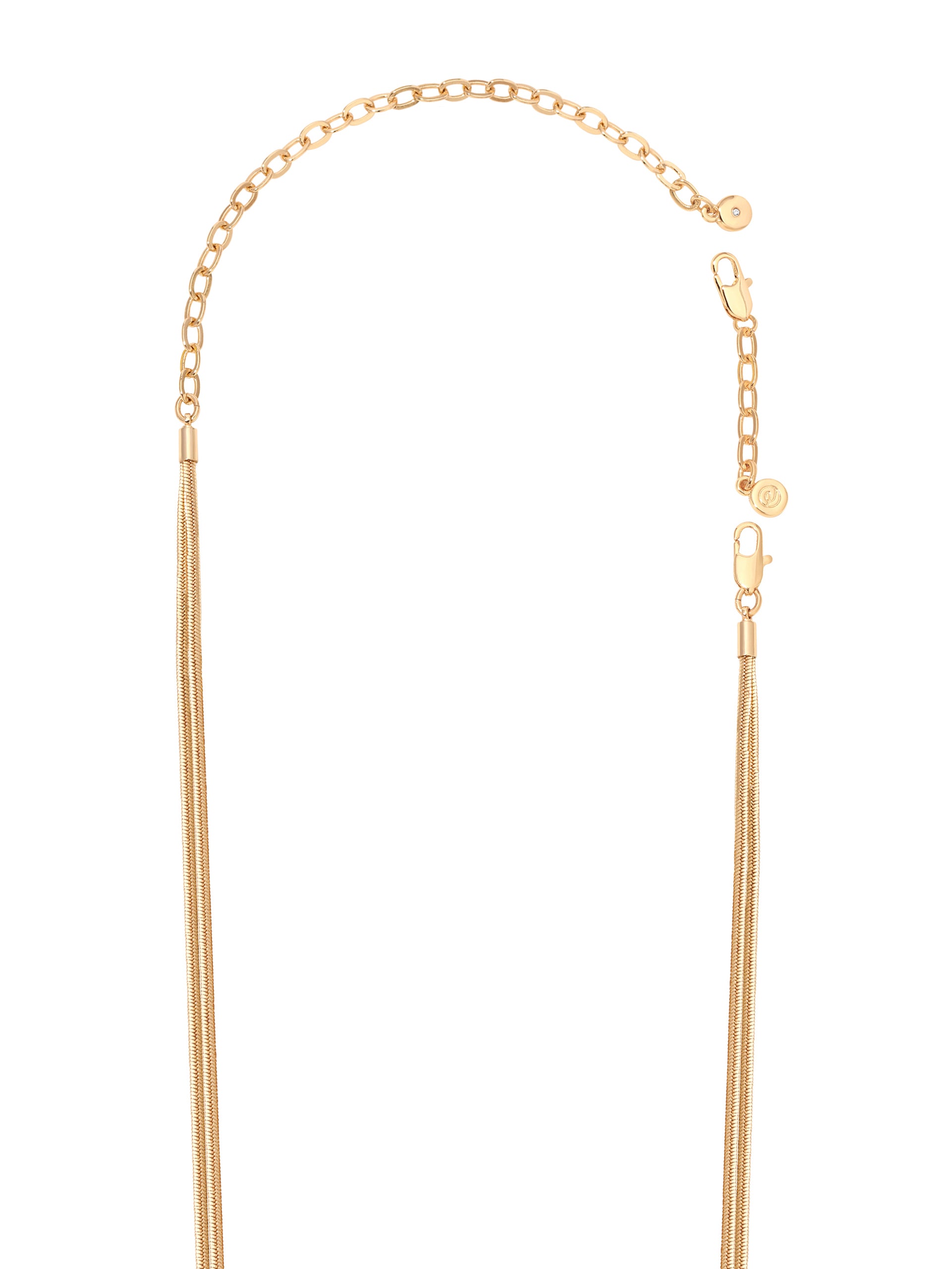 1 Inch Small Link Chain Extender 18k Gold Plated 2