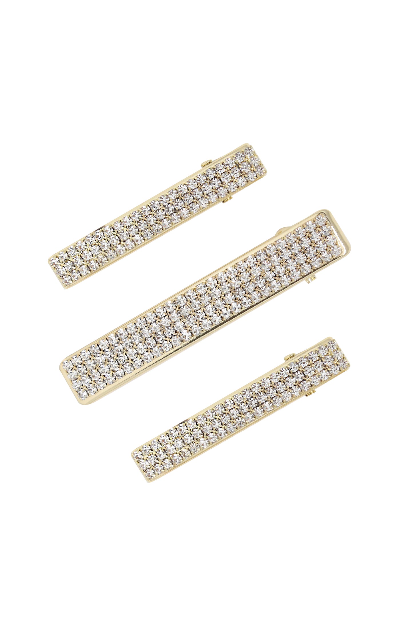 Champagne Room Crystal Clip Set