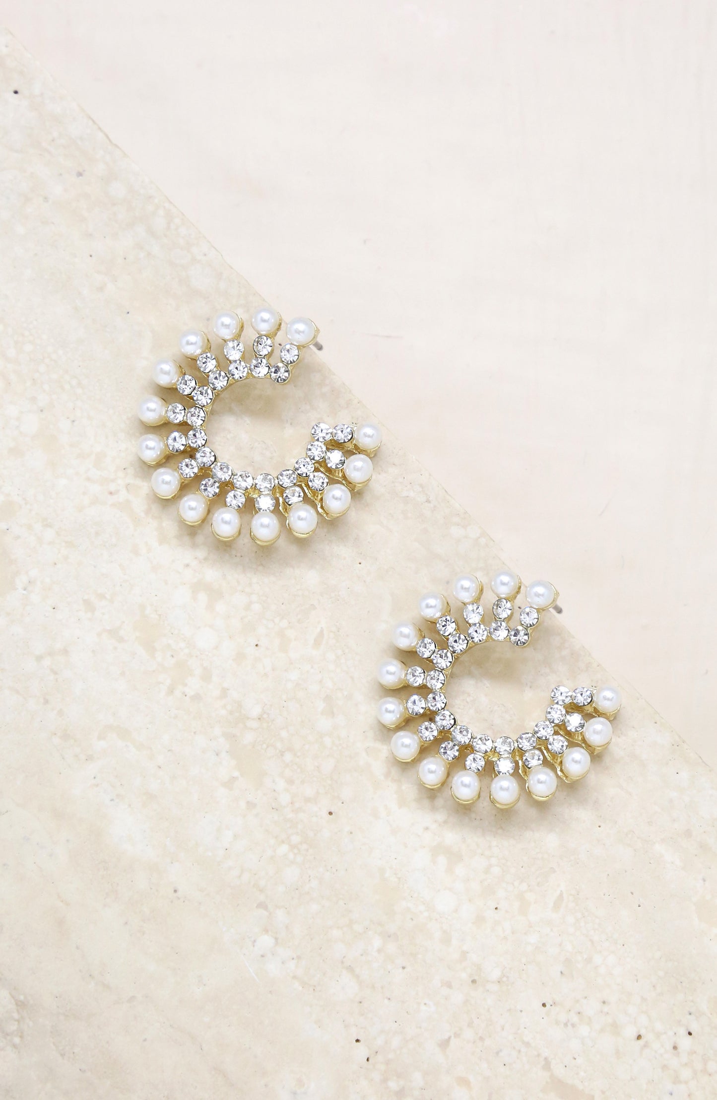 Crystal Celebration Circle Earrings