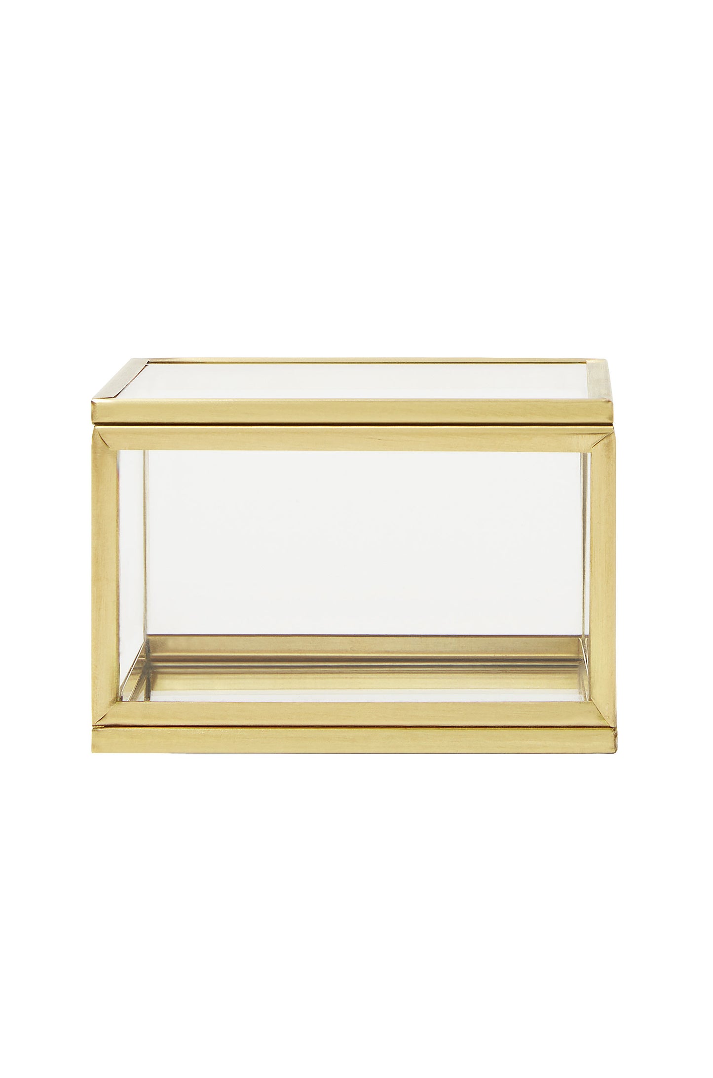 Square Mini Ring and Display Box closed front view