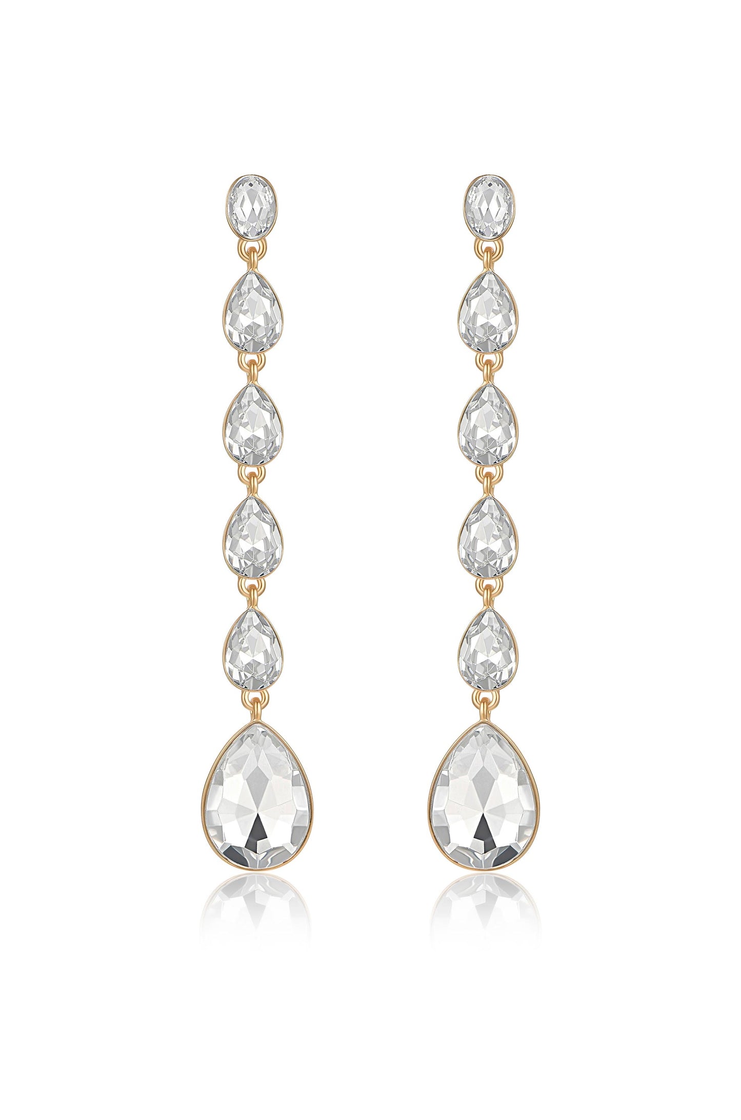 Crystallized Drop Earrings