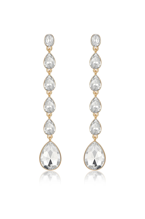 Crystallized Drop Earrings