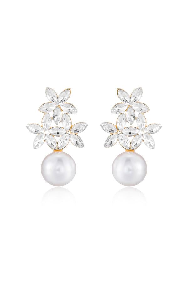 Best Day Crystal & Pearl Earrings