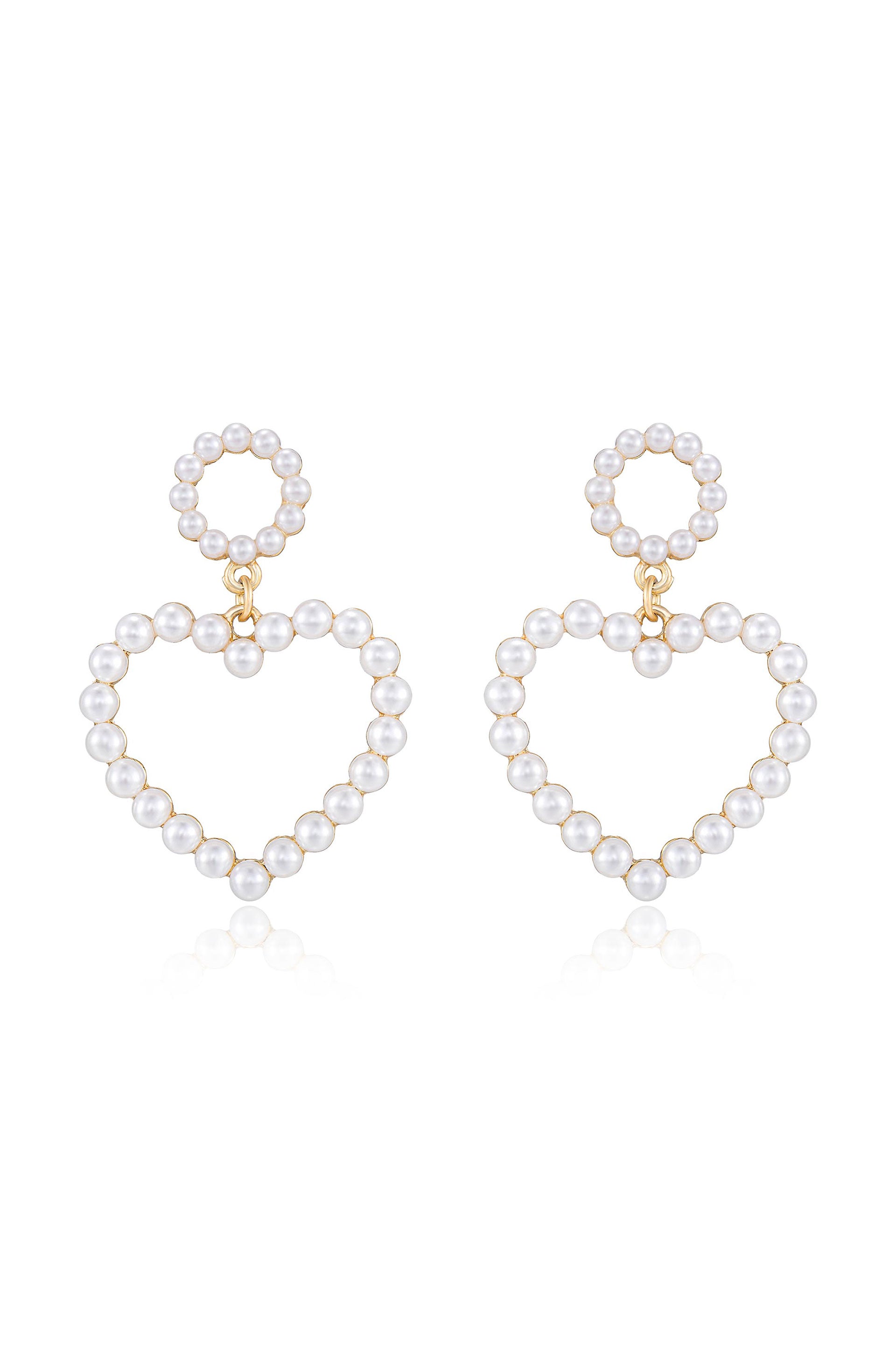 Loving Pearl Heart & Earrings