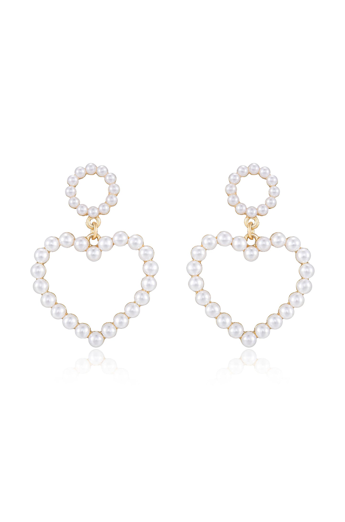 Loving Pearl Heart & Earrings