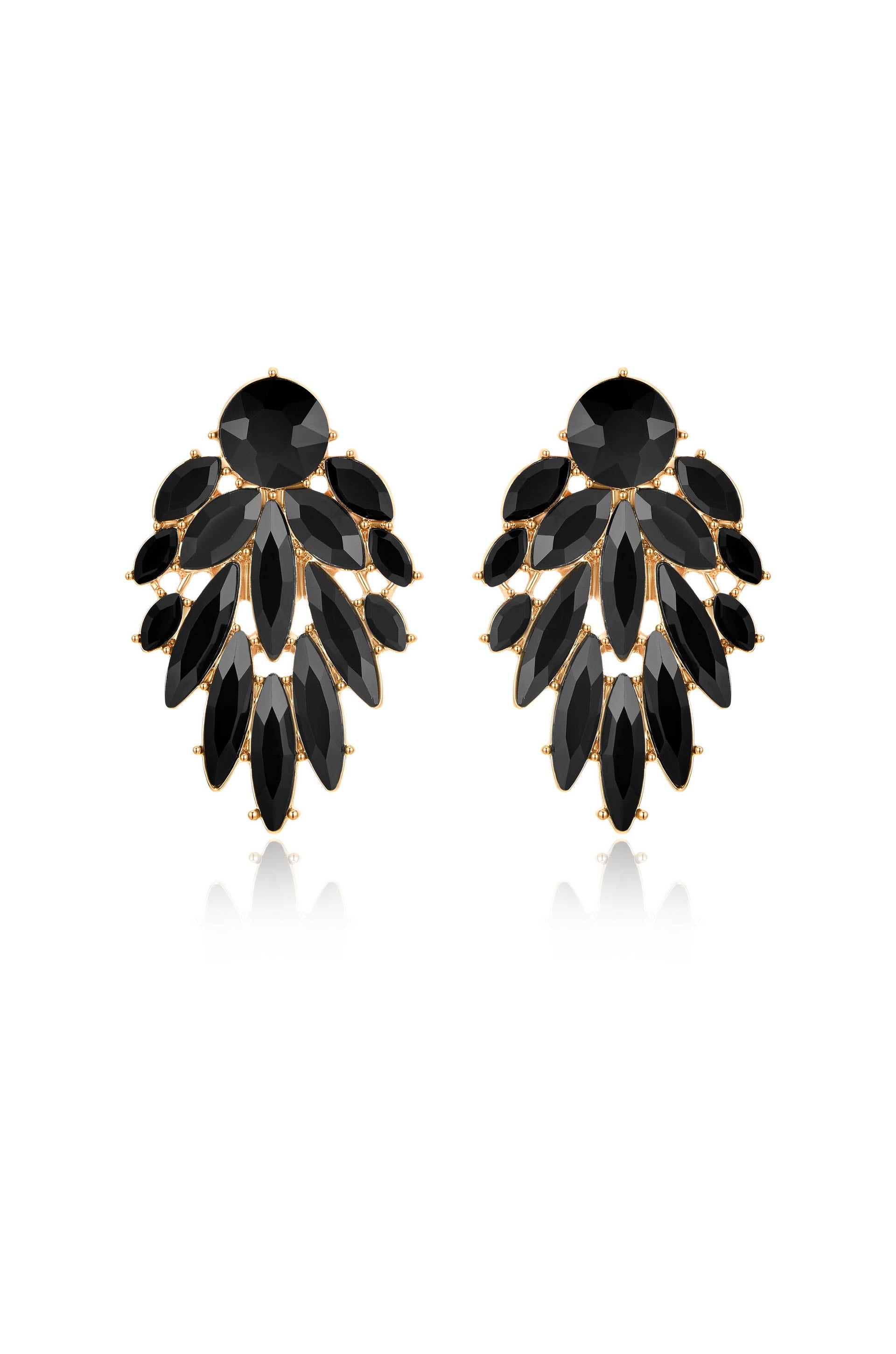 Cry Me A River Earrings in black