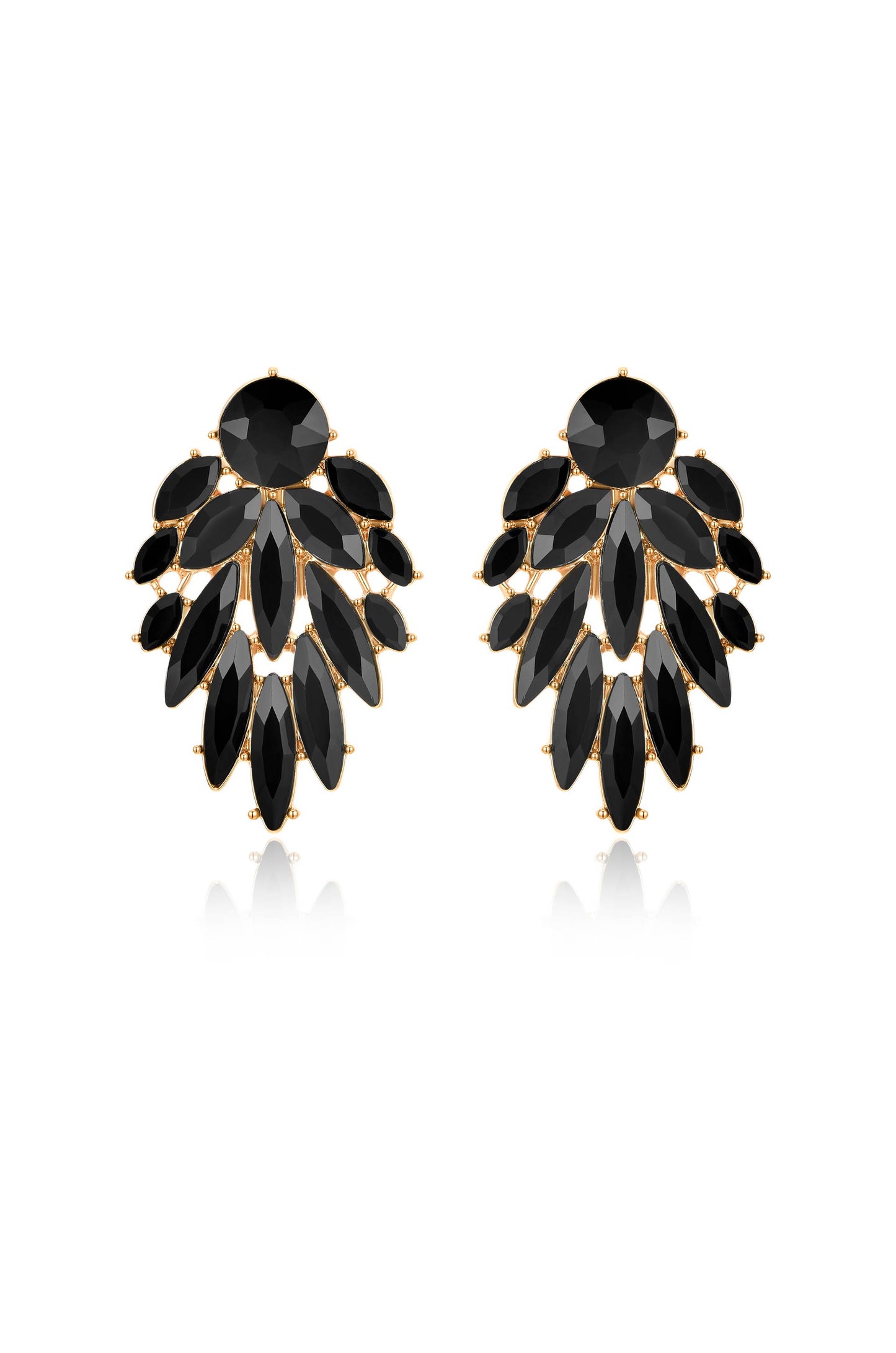 Cry Me A River Earrings in black