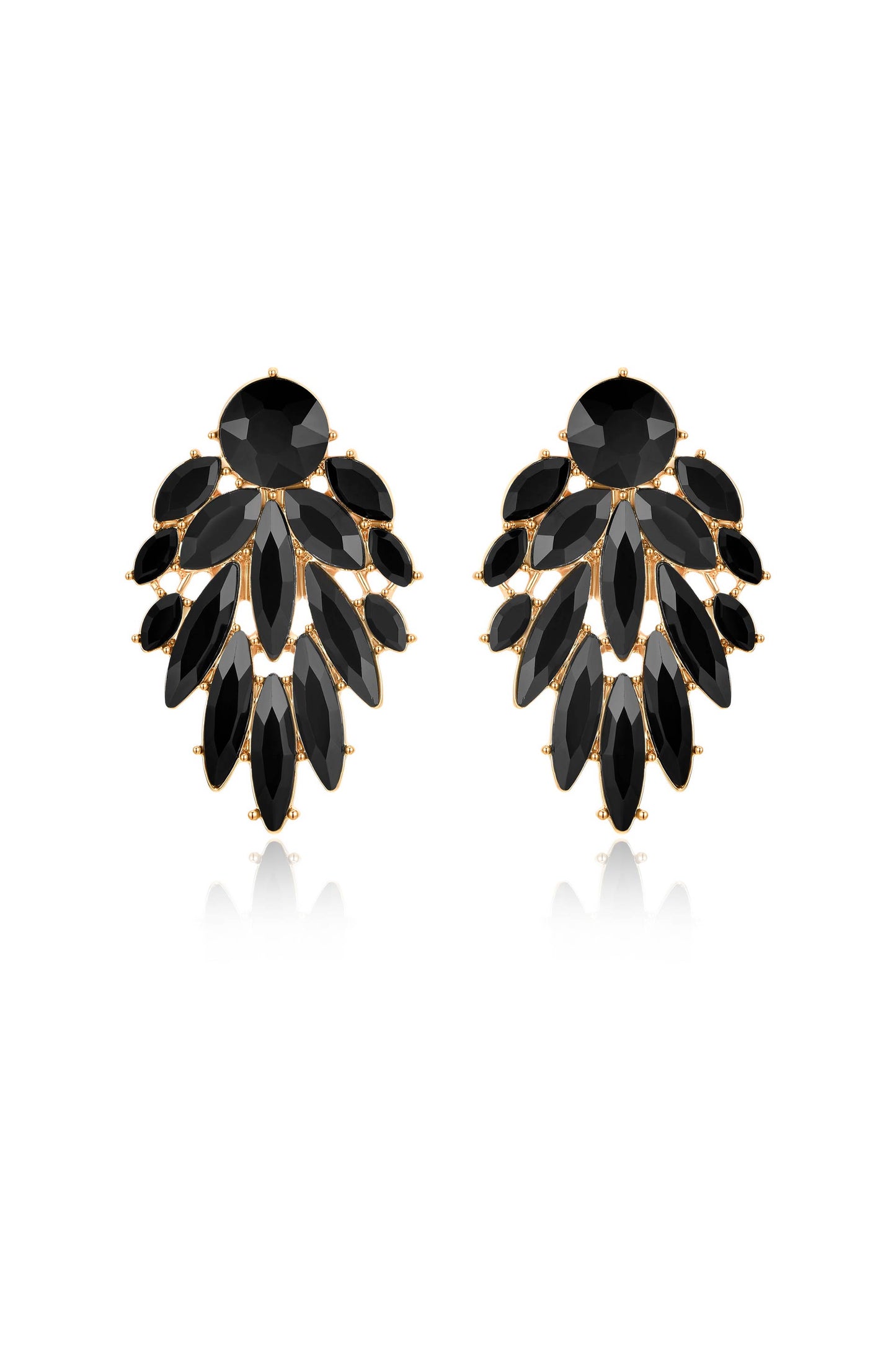 Cry Me A River Earrings in black