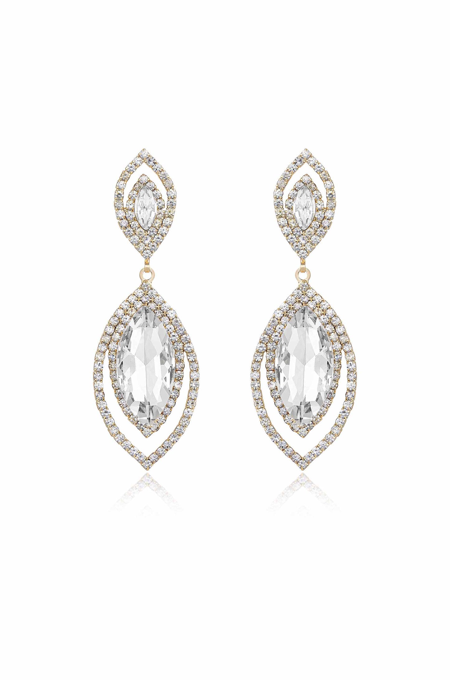 Timeless Crystal Dangle Earrings