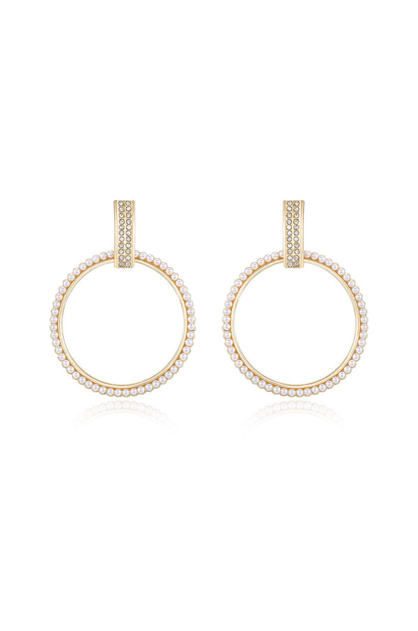 Classic Crystal Round Earrings