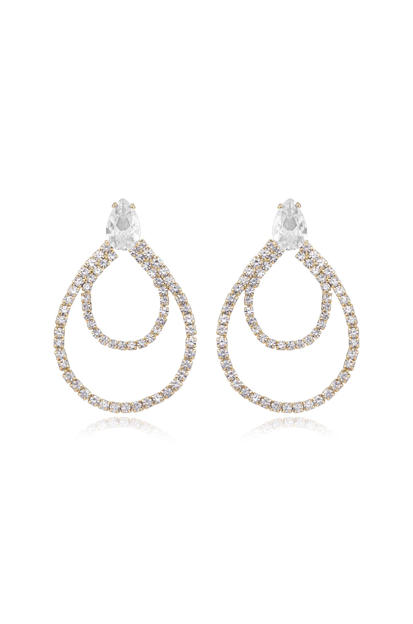Crystal Serenity Dangle Earrings